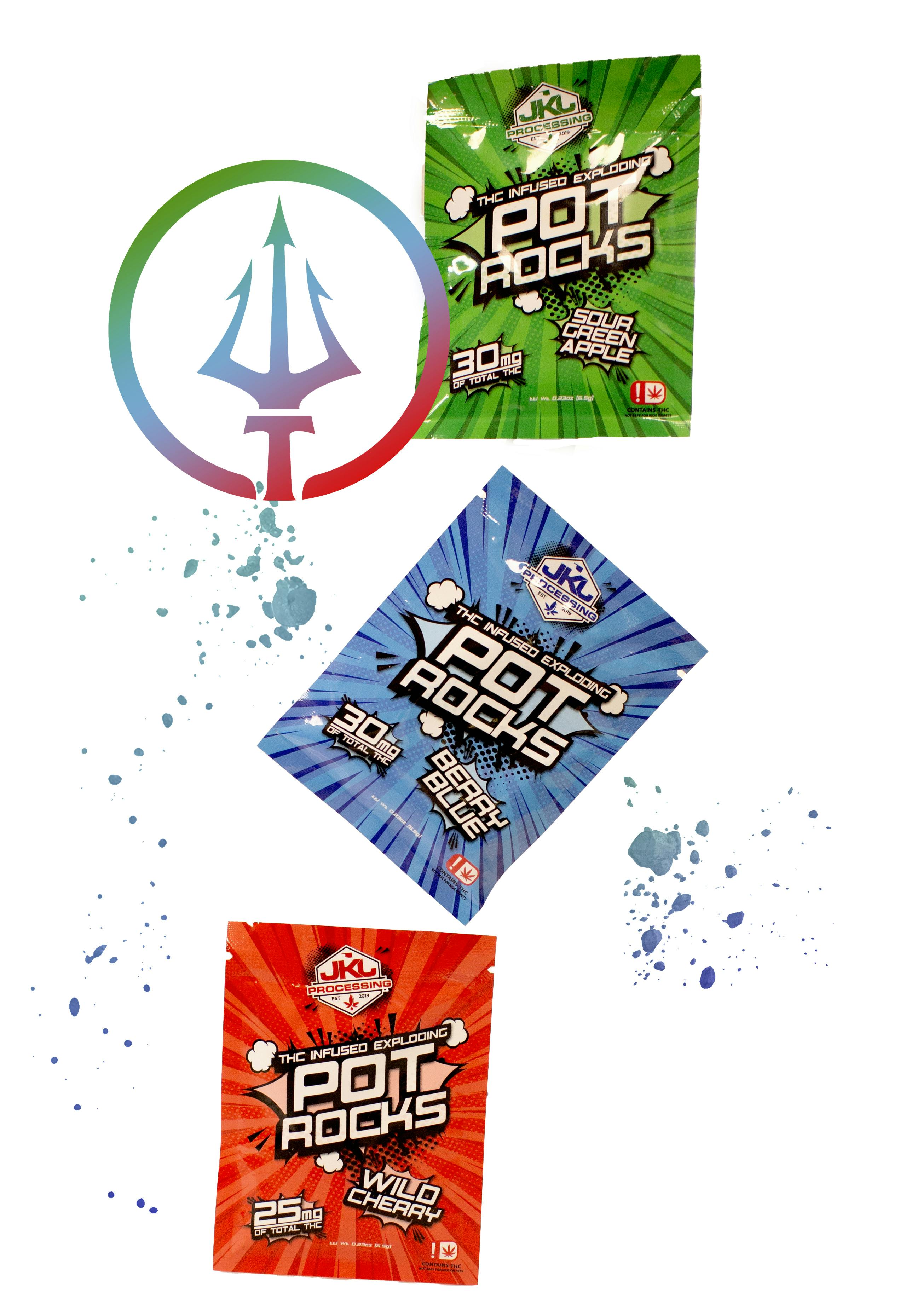 JKJ - Pot Rocks - Green Apple - 25mg