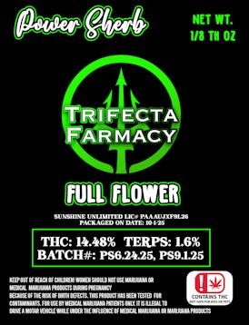 Pre Pack - Power Sherb - 3.5G