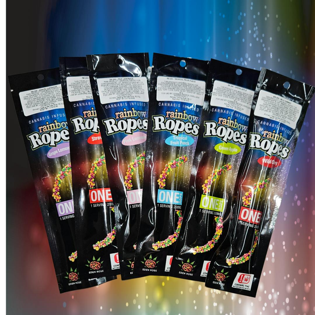 Rainbow Rope - Strawberry- Amnesia Haze - 200mg