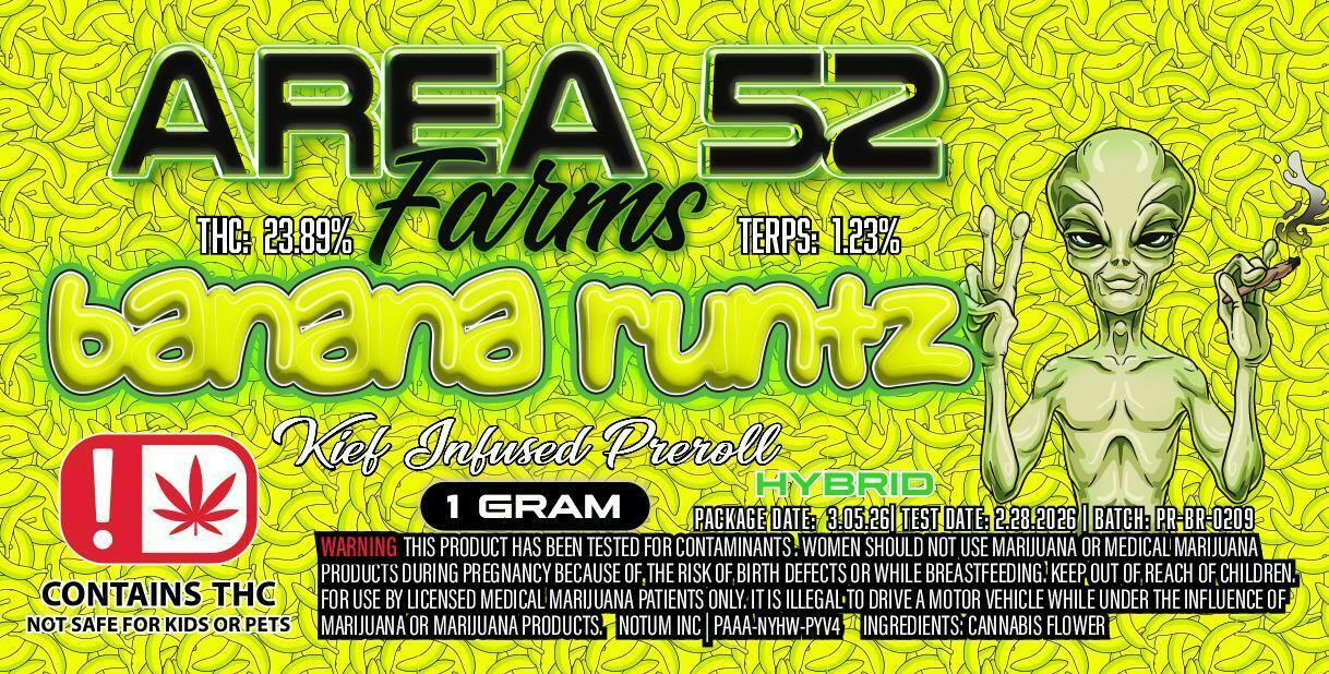Area 52 - Banana Runtz