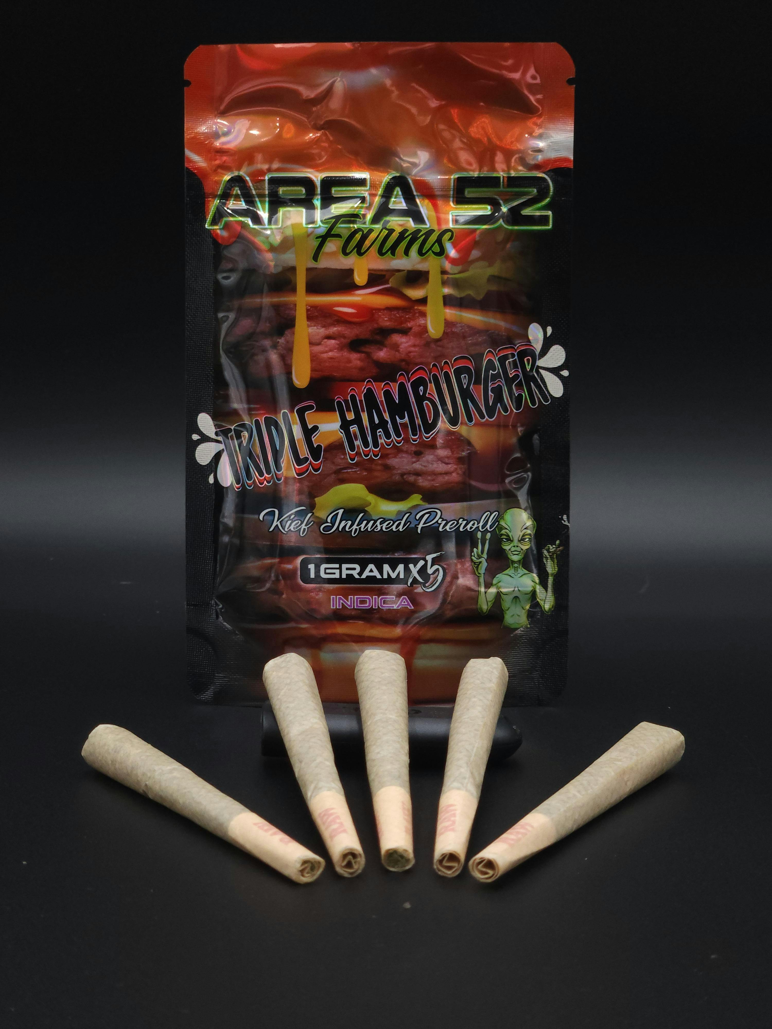 Triple Hamburger | Infused Joints | 1g each | 5pk