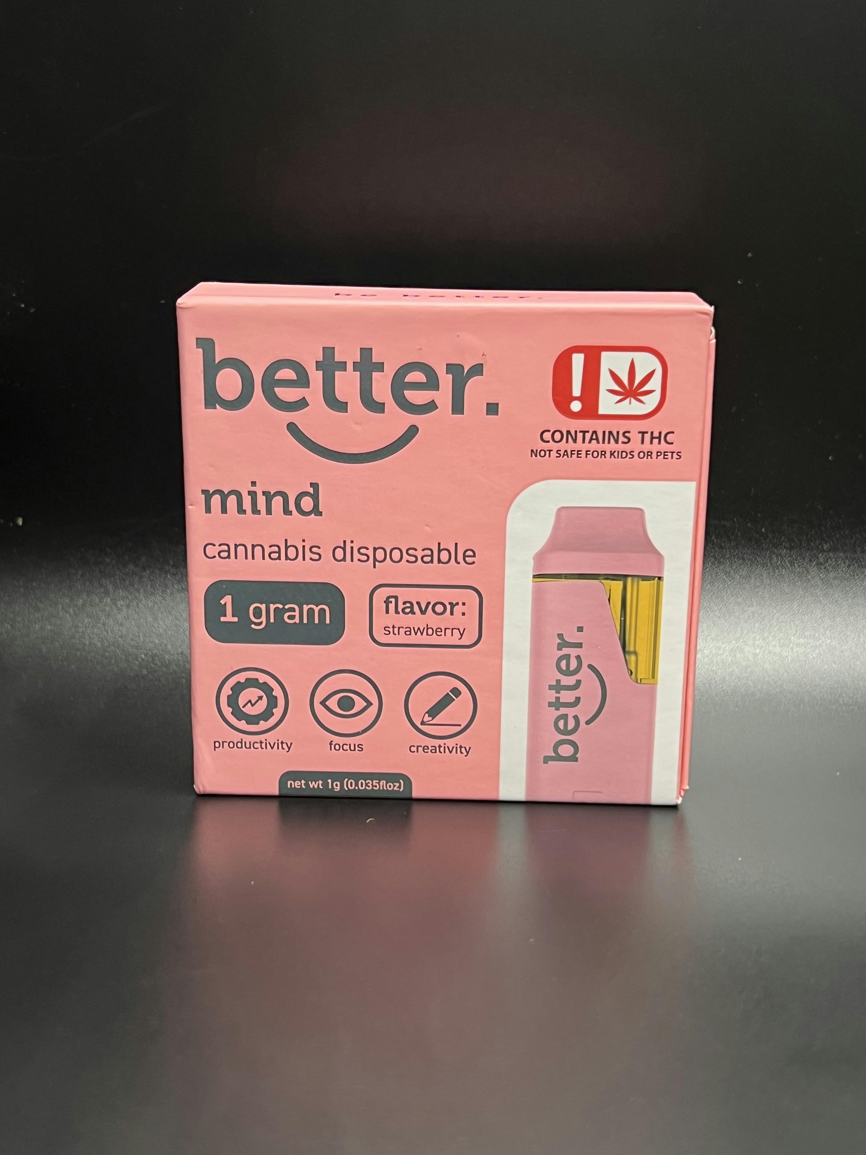 Mind: Strawberry | Disposable | 1g