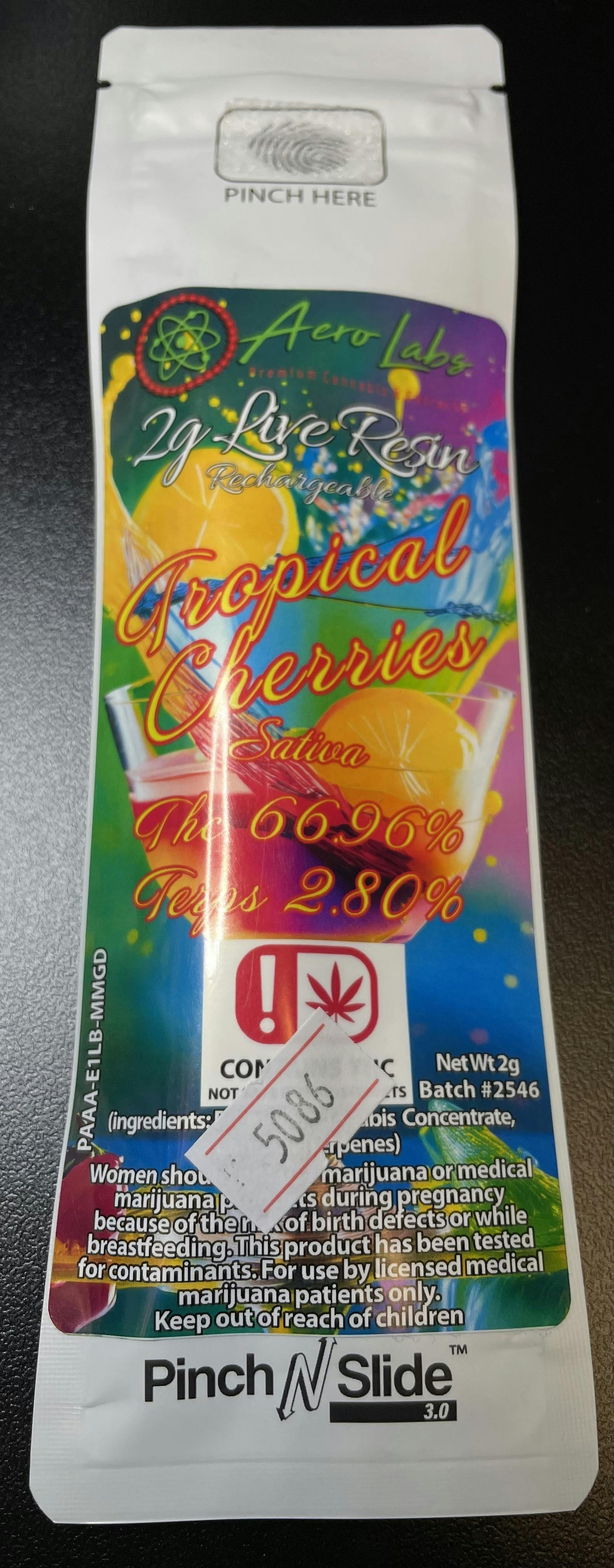 Aero Labs - Tropical Cherries - 2G Live Resin Disposable