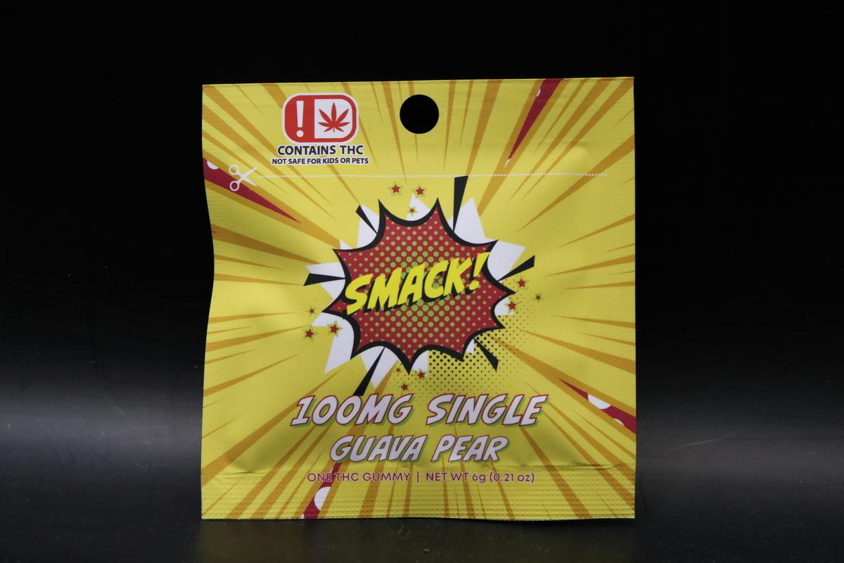 Smack - Guava Pear - 100MG Single Gummy at Jungle House Dispensary