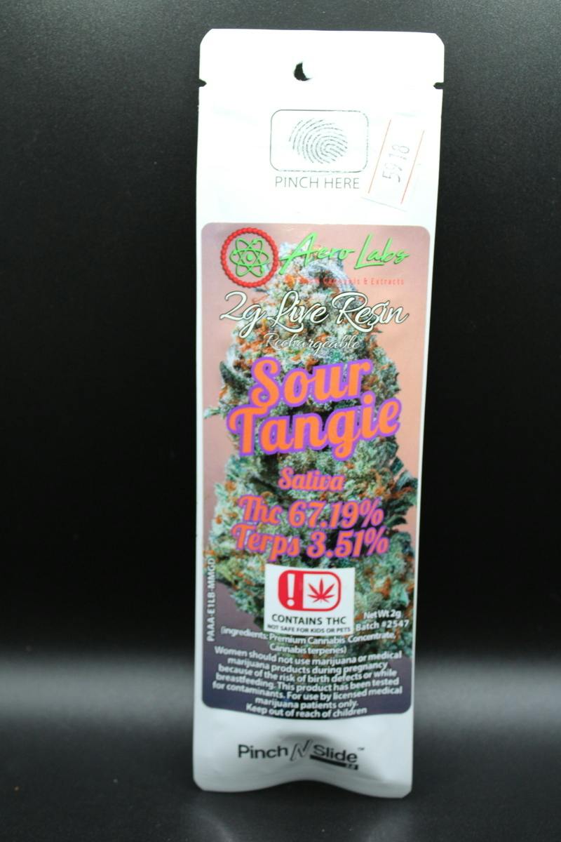Aero Labs - Sour Tangie - 2G Live Resin Disposable