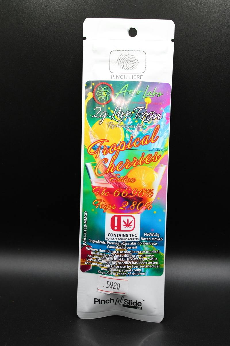 Aero Labs - Tropical Cherries - 2G Live Resin Disposable