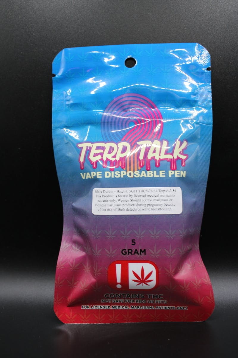 Terp Talk | White Durbin | Disposable | 5g by Terp Talk