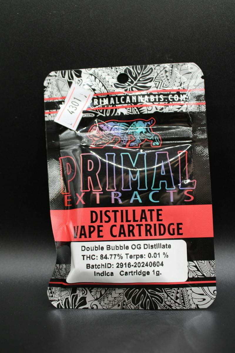 Distillate 1 gram - Double Bubble OG (I) by Primal Cannabis
