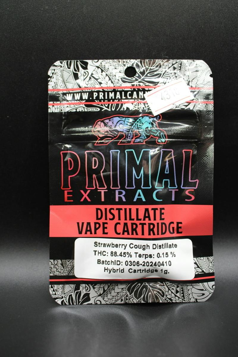 Distillate 1 gram - Strawberry Cough (S) by Primal Cannabis