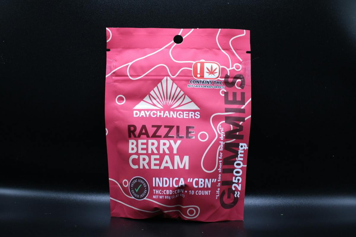 Day Changer -SINGLES- 250mg THC - Razzle Berry and Cream