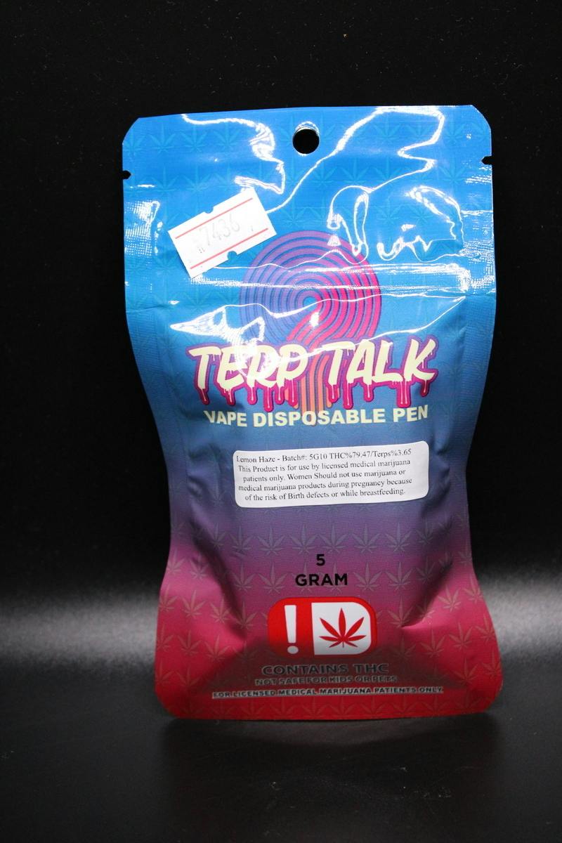 Terp Talk | Lemon Haze | Disposable | 5g by Terp Talk