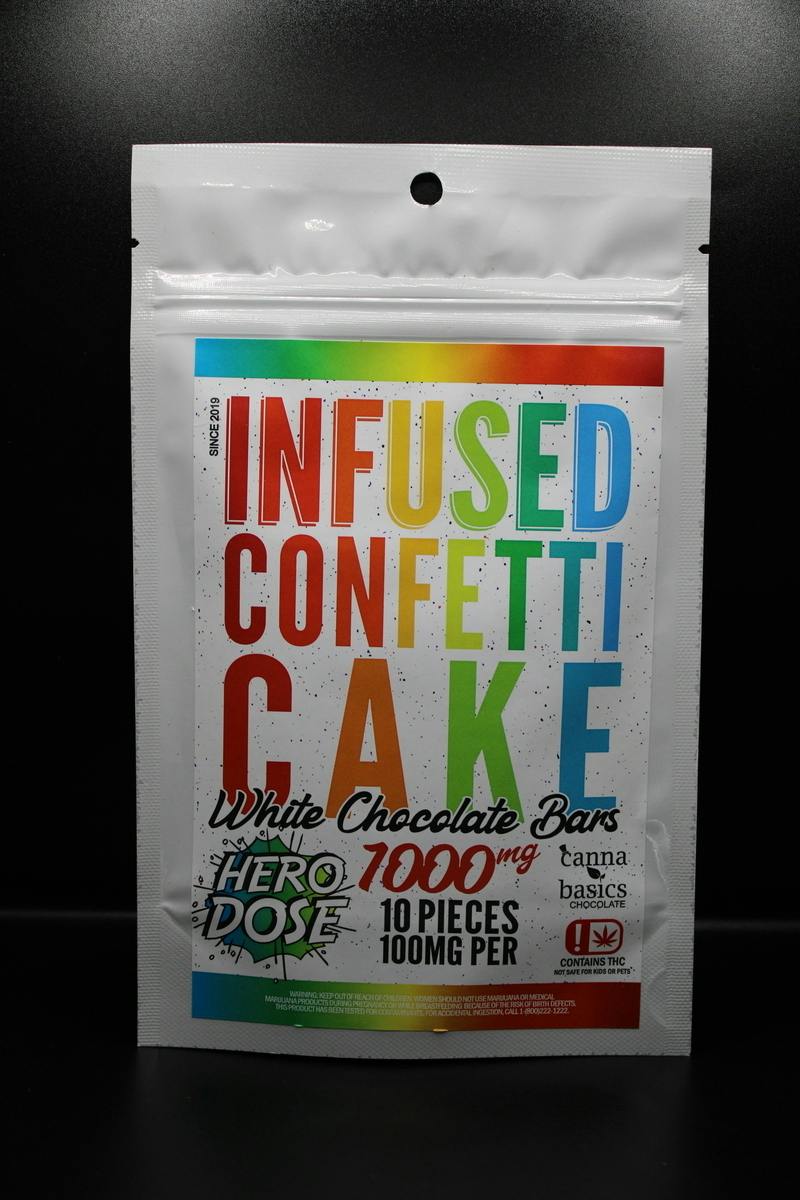 Hero Dose - Confetti - 1000MG Chocolate Bar