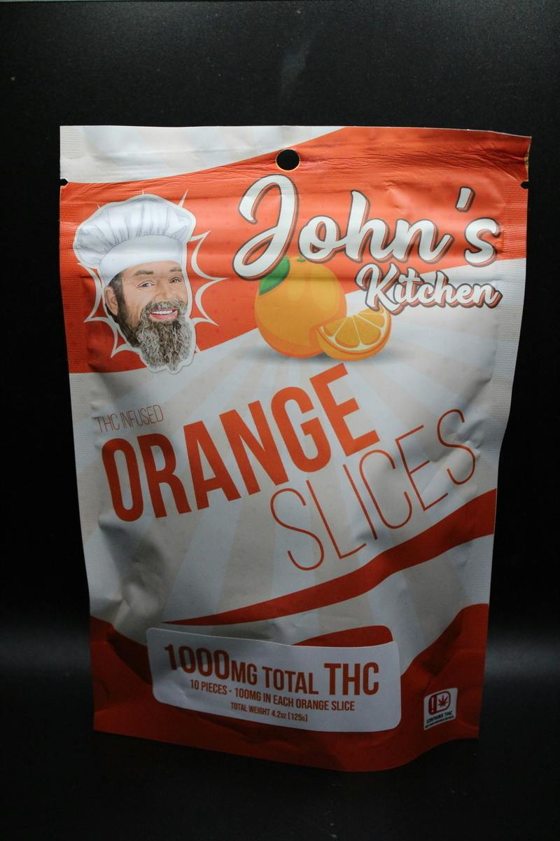 Orange Gummy Slices | Gummies | 10pk | 100mg/ea by JKJ Processing