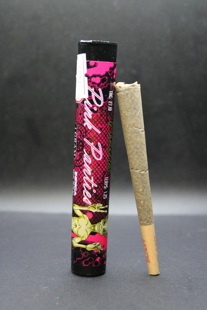 Area 52 Farms - Pink Panties - 1G Keif Infused Pre Roll (10G/$17.24)