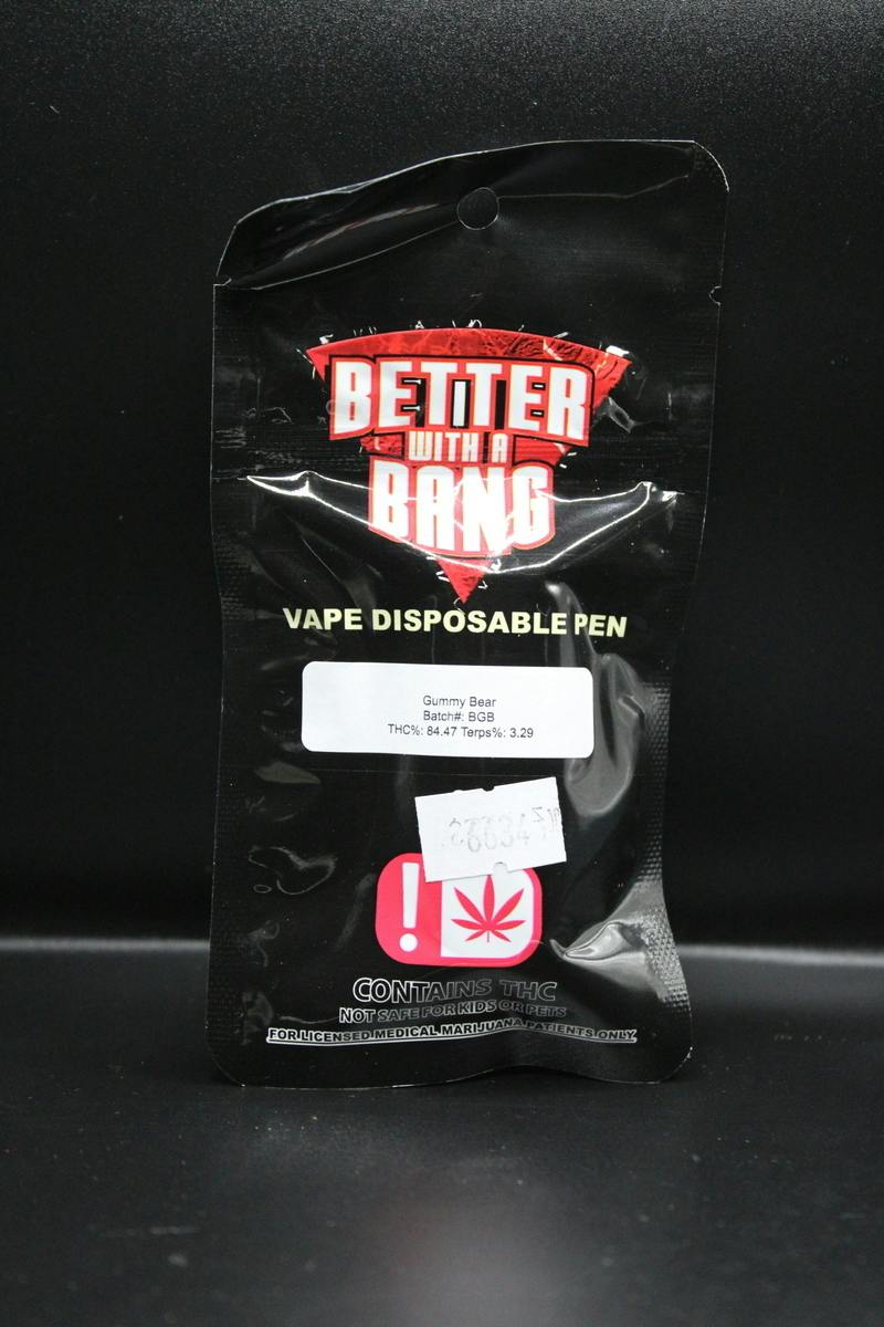 Better with a Bang - Gummy Bear - 2G Disposable