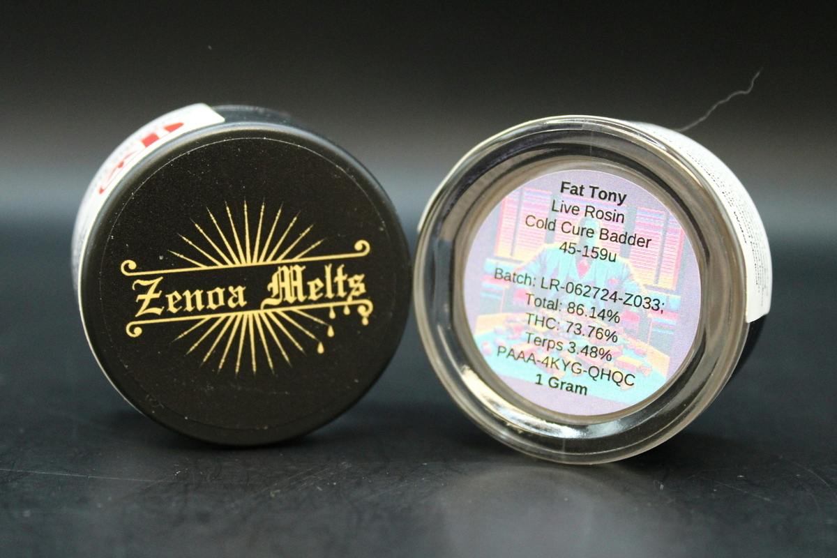 Zenoa - Fat Tony - 1G Live Rosin Badder (TAXES INCLUDED)