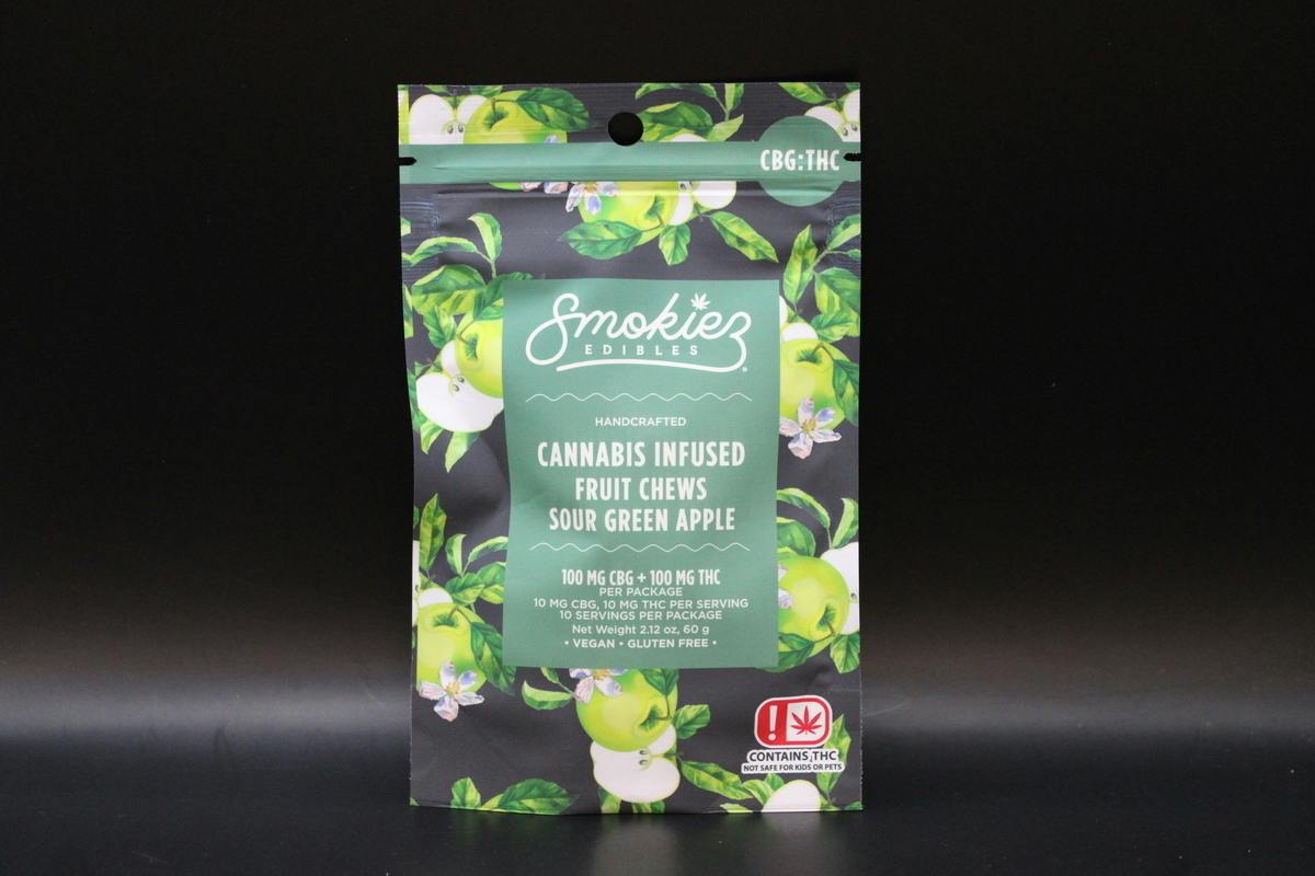 Sour Green Apple Gummies THC:CBG 1:1 | 100mg | 10ct | 10mg/ea