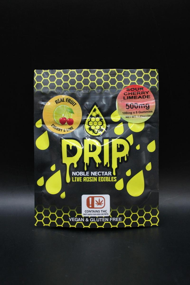 Noble Nectar - Sour Cherry Limeade - 500MG Live Rosin Gummies