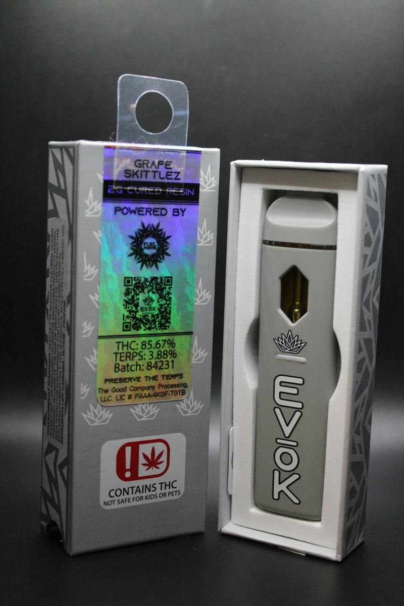 Evok - Grape Skittlez - 2G Cured Resin All-In-One