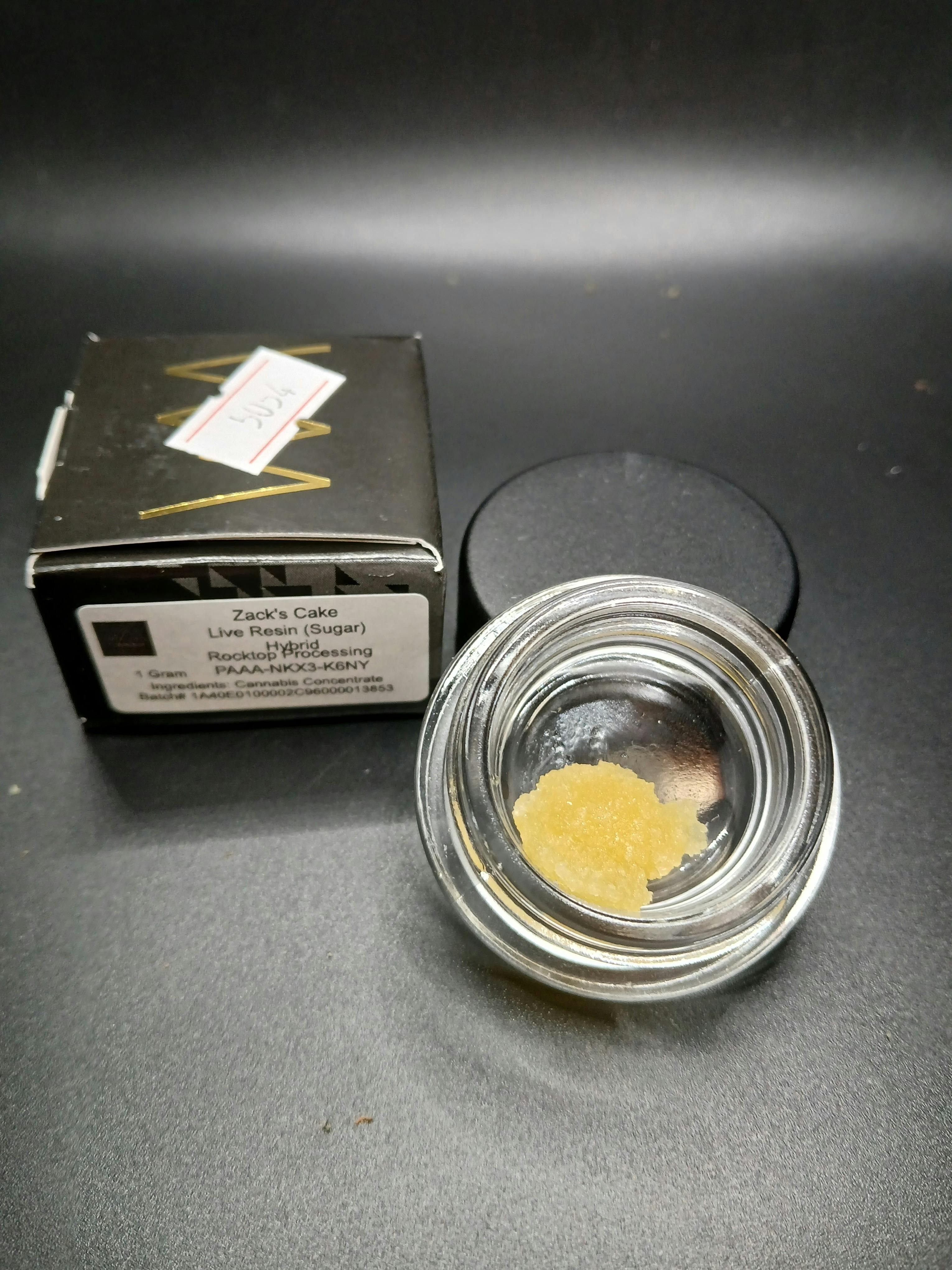 White Mousse - Zack's Cake - 1G Live Resin Concentrate Jar (15G/$86.20)