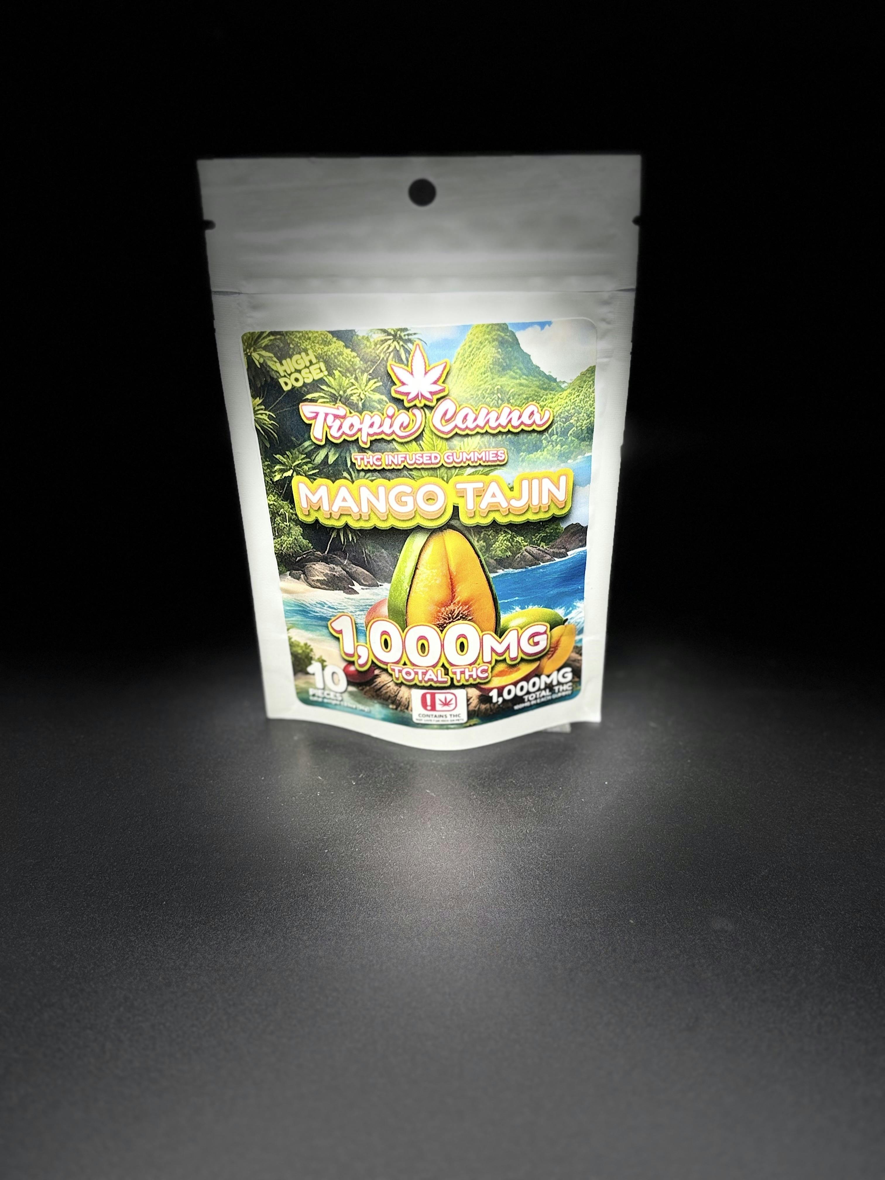 Tropic Canna - Mango Tajin - 1000MG 10 Piece Gummies