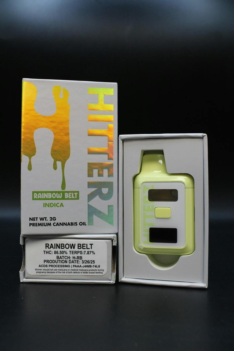 Hitterz - Rainbow Belt - 2G Disposable