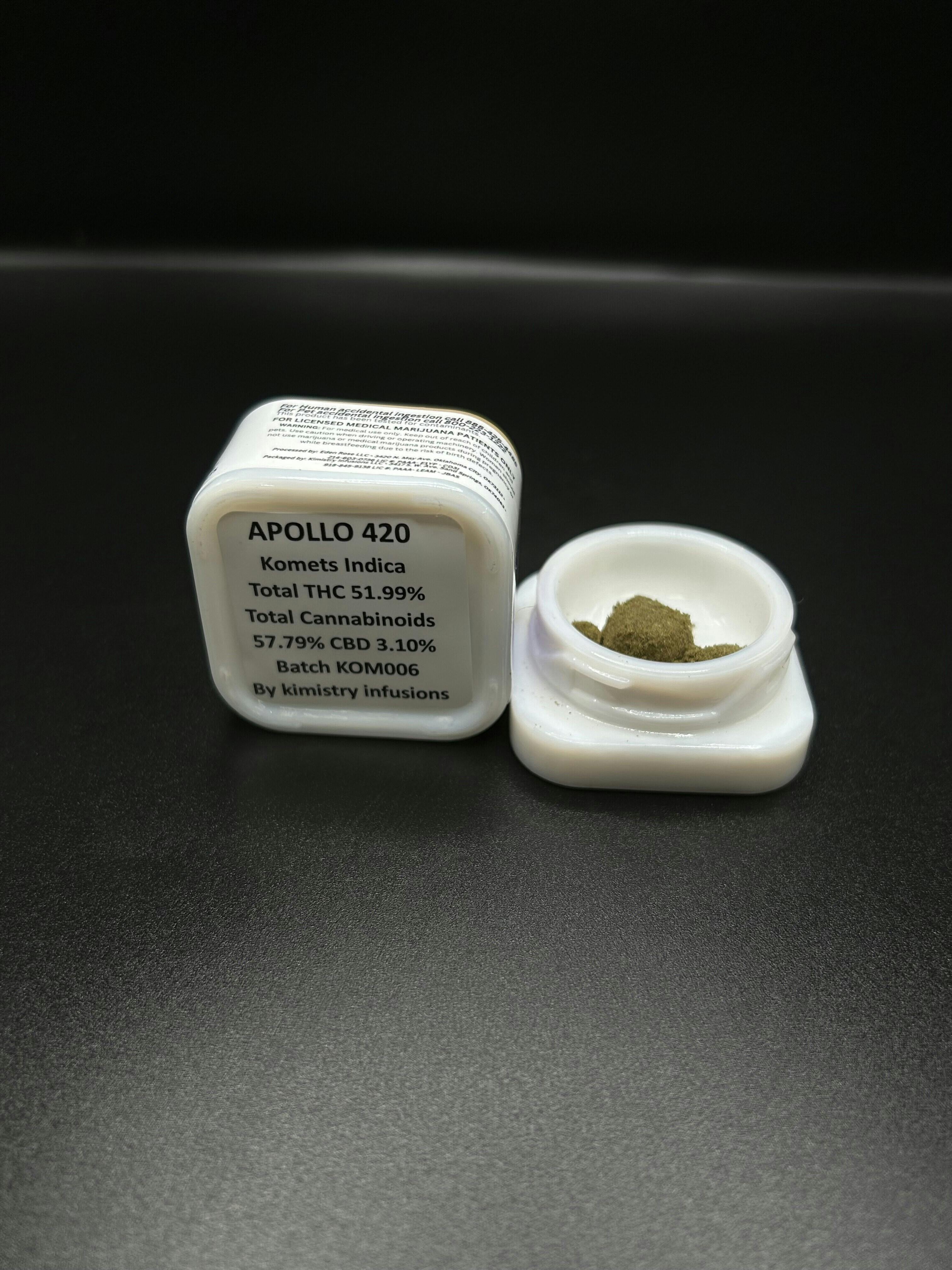 apollo 420 comet | Solventless | Ice Water Hash | 1g