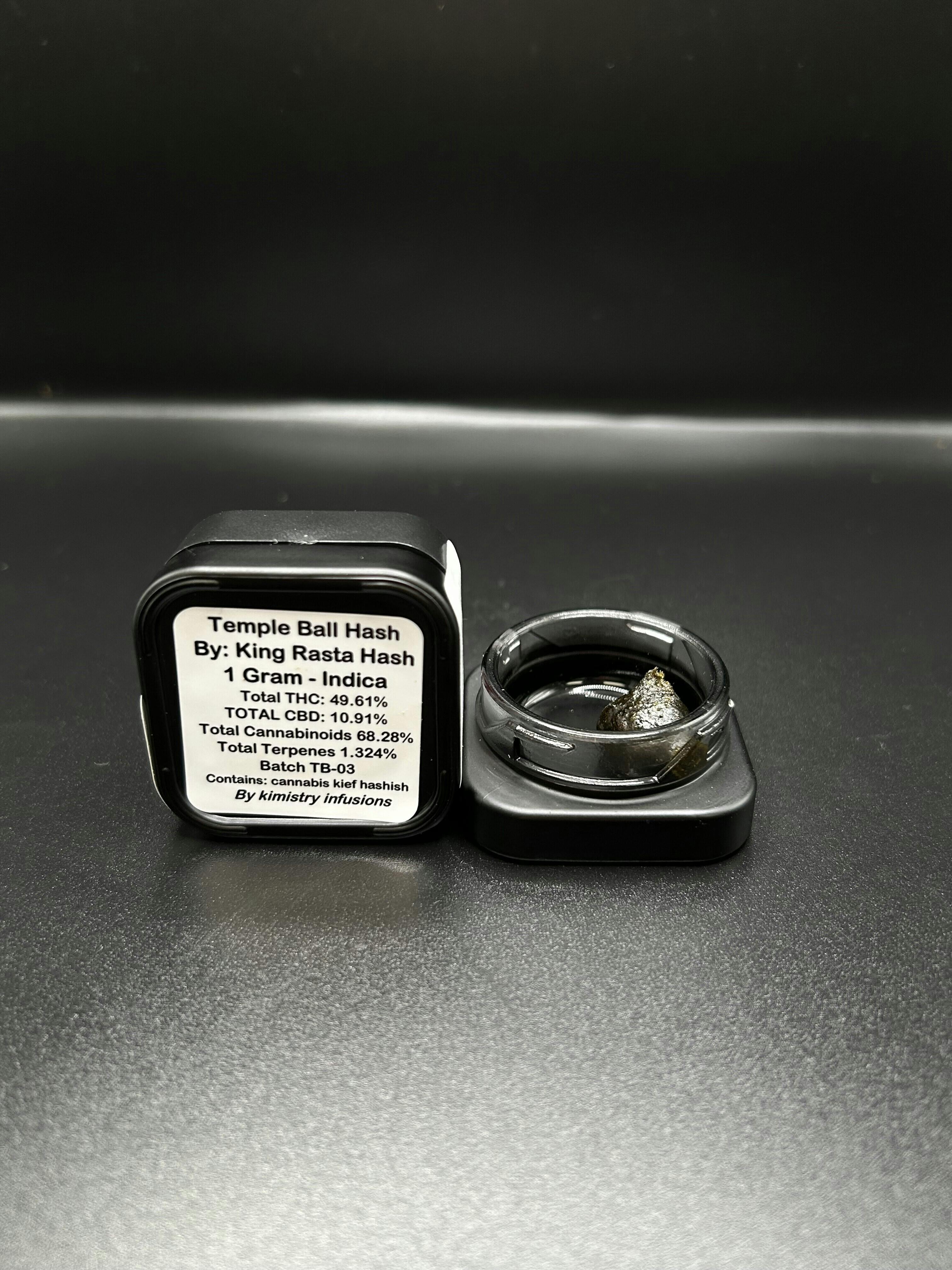 Temple Hash Ball | Solventless | Ice Water Hash | 1g