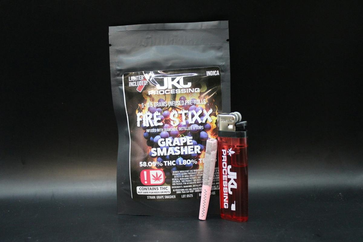 Grape Smasher | Infused Minis | 0.5g | 5pk by JKJ Processing