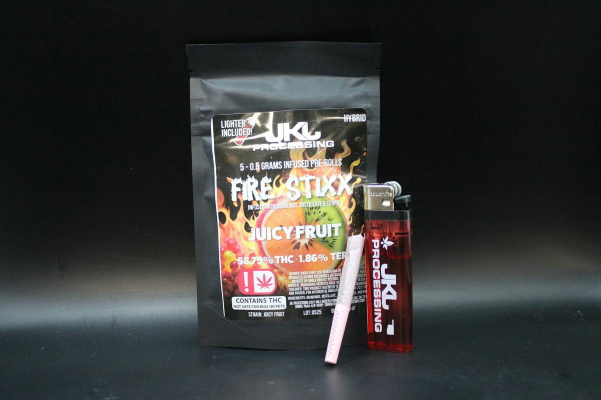 Juicy Fruit | Infused Minis | 0.5g | 5pk by JKJ Processing