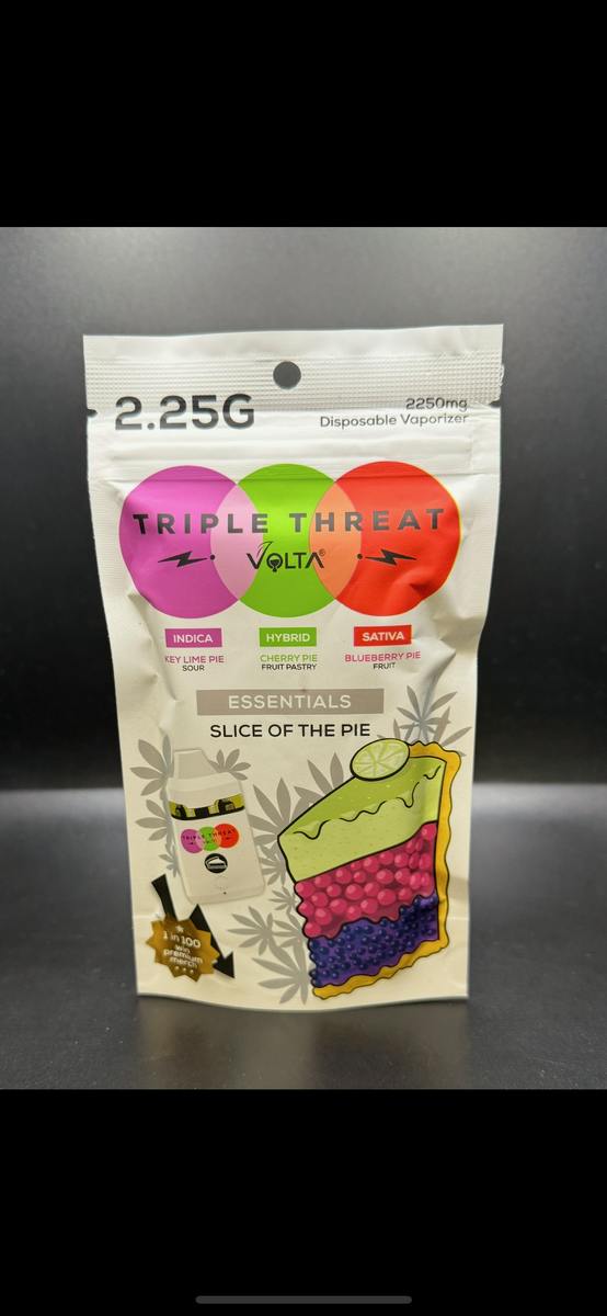 Triple Threat | 2.25G Disposable Vaporizer | Slice of the Pie