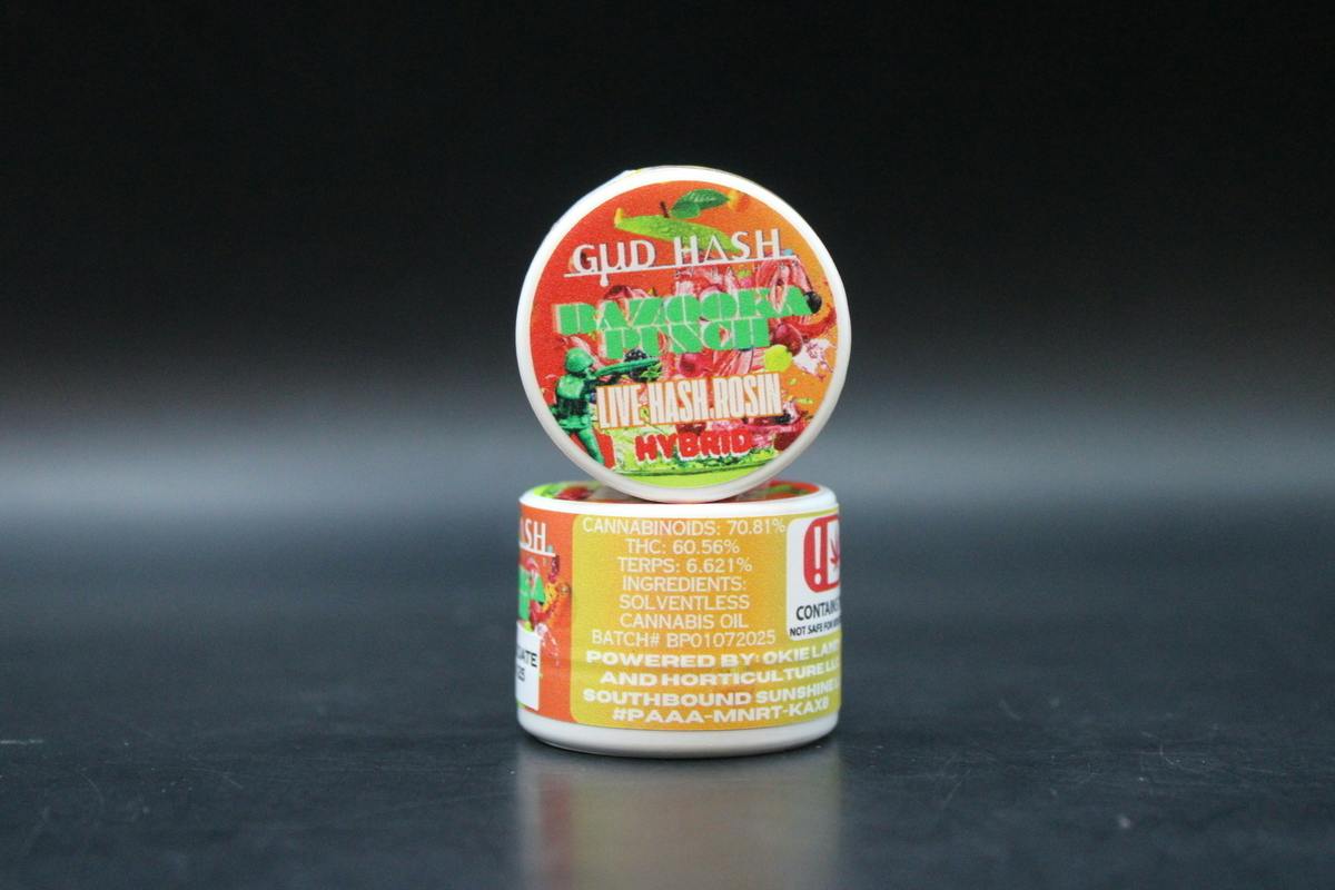 Gud Hash - Bazooka Punch - 1G Live Hash Rosin