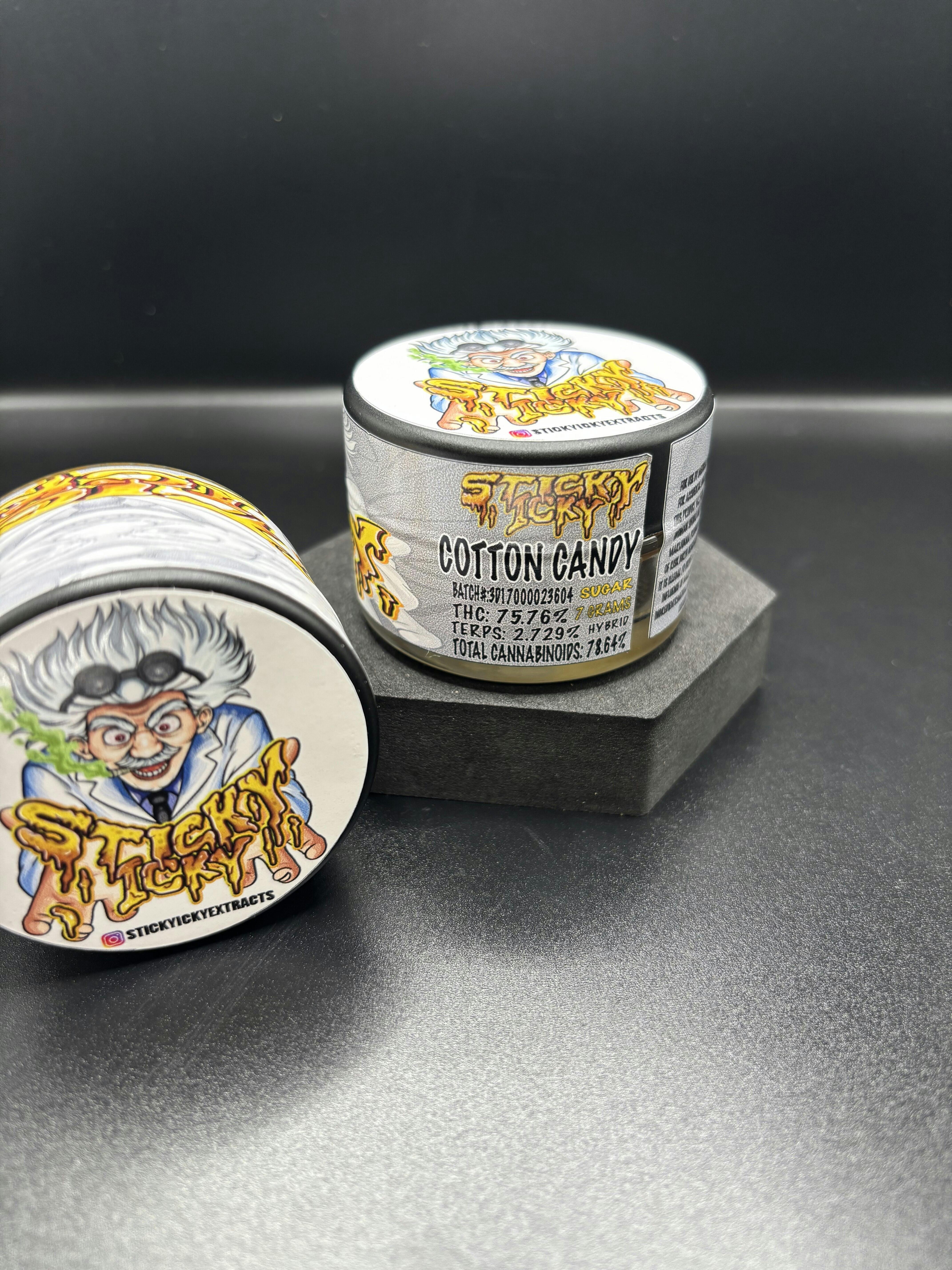 Sticky Icky - Cotton Candy - 7G Sugar Baller Jar (TAXES INCLUDED)