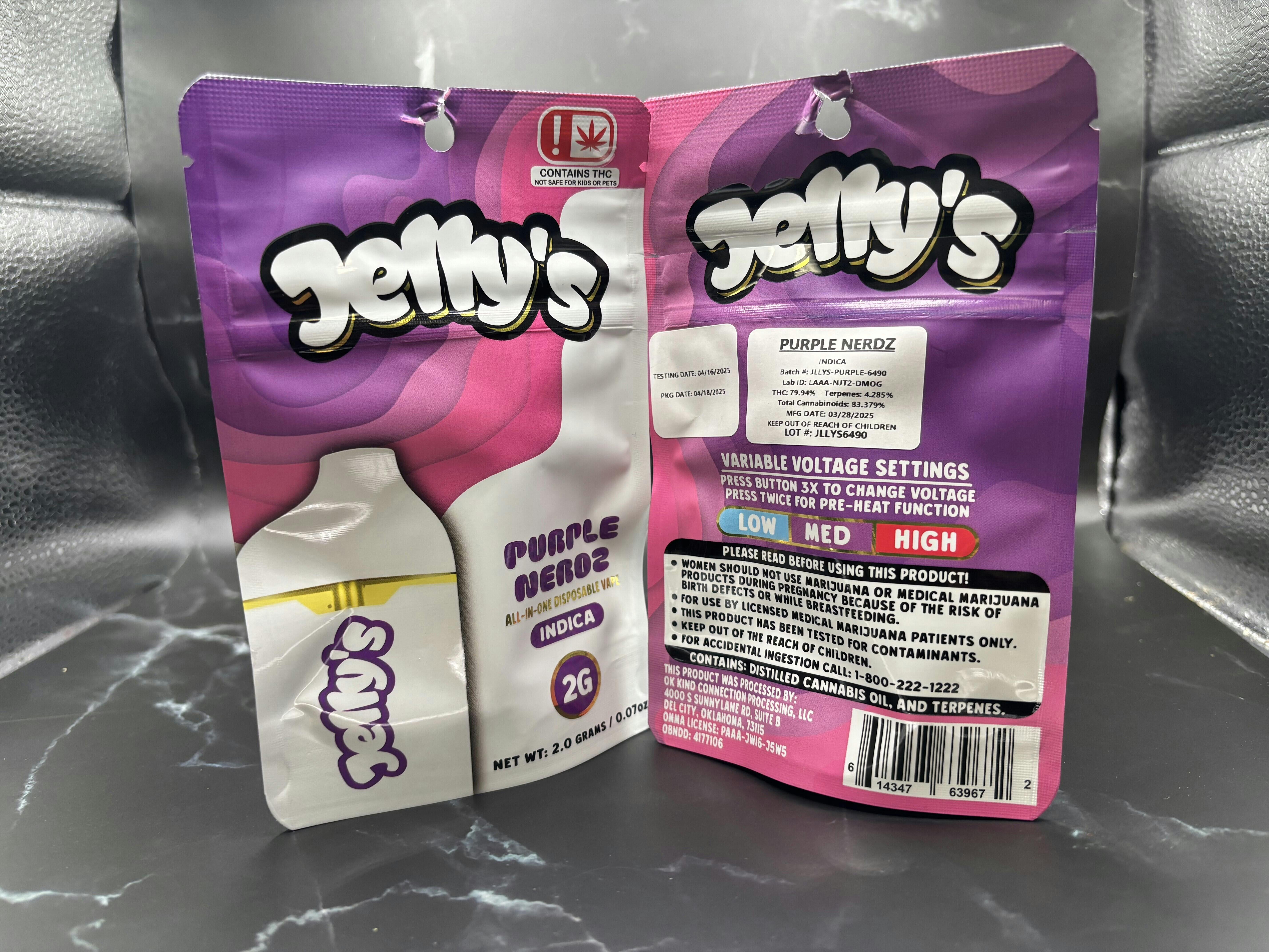 Jellys Air Purple Nerd