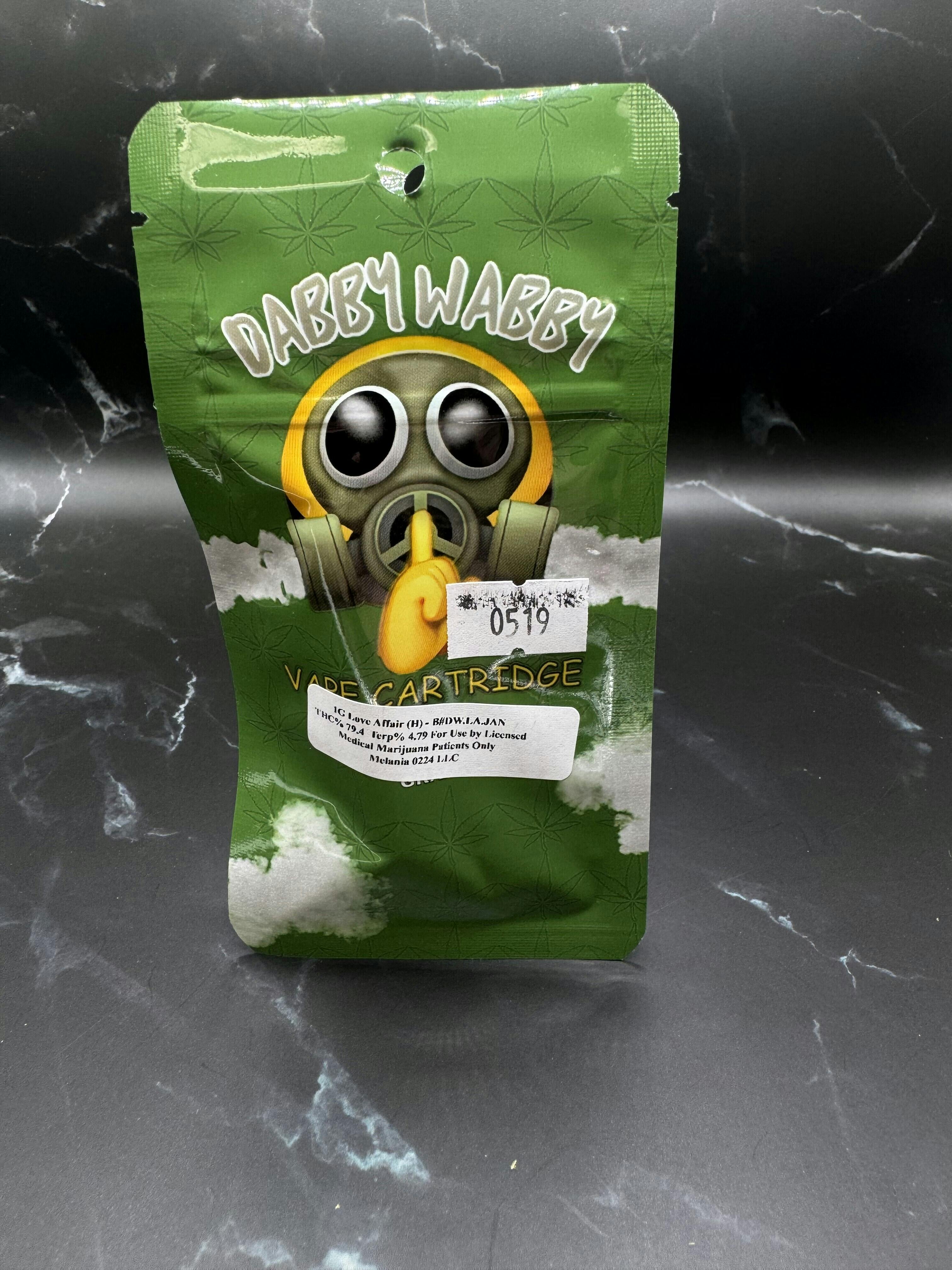 Dabby Wabby - Love Affair - 1G Cartridge (15G/$86.20)