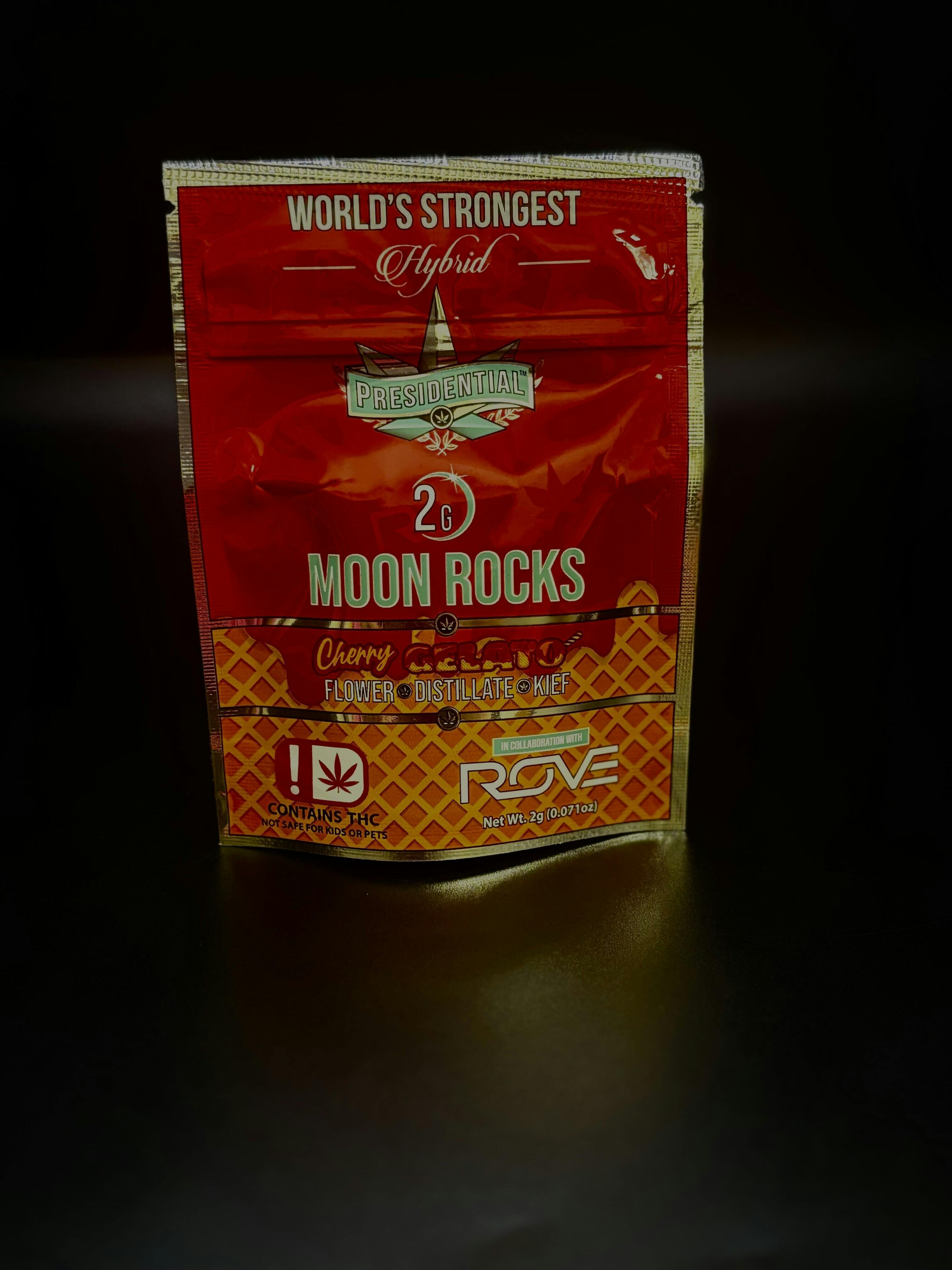 Presidential | Cherry Gelato Moon Rock | Infused Flower | 2g