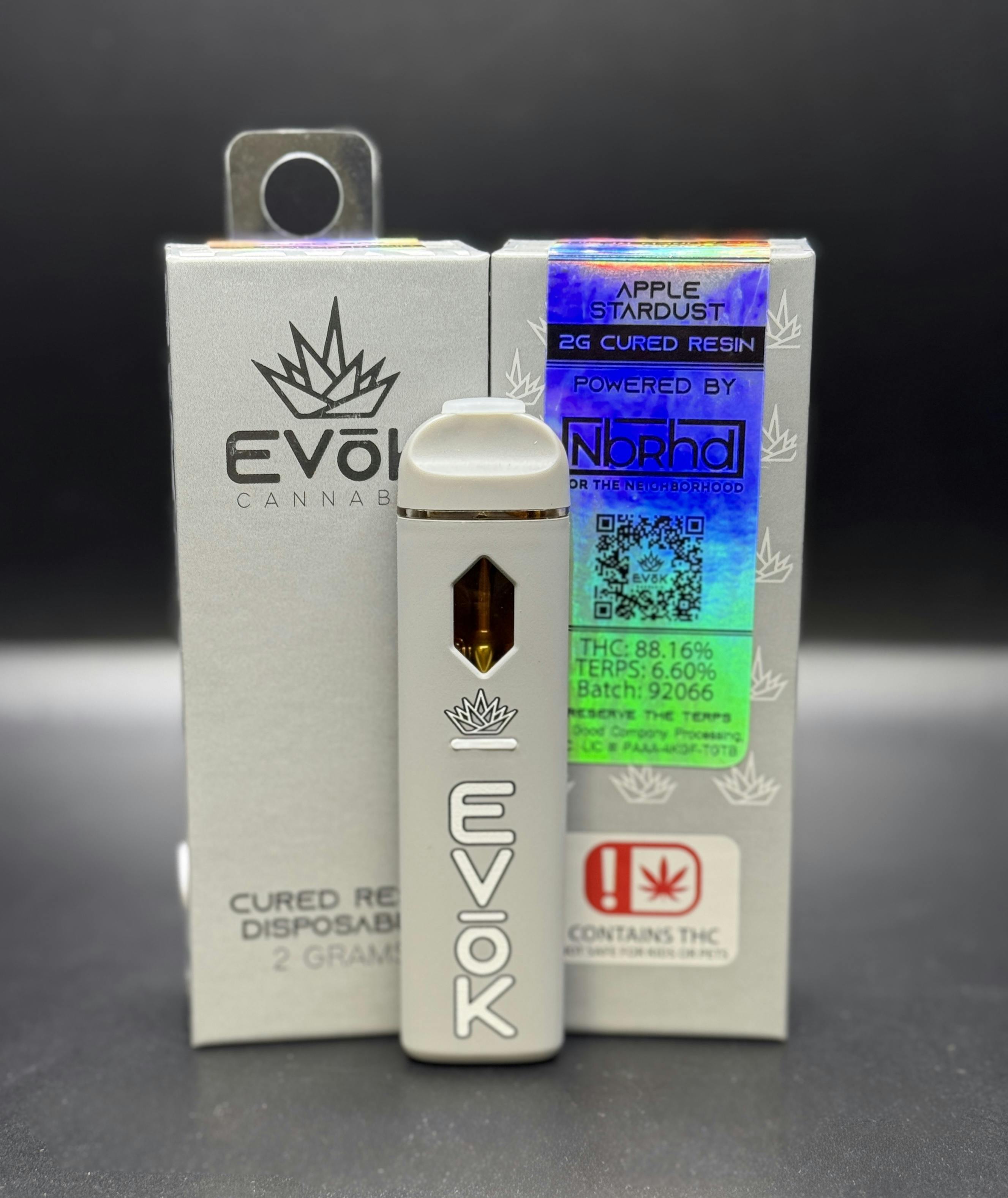 Evok - Apple Stardust - 2G Cured Resin Disposable