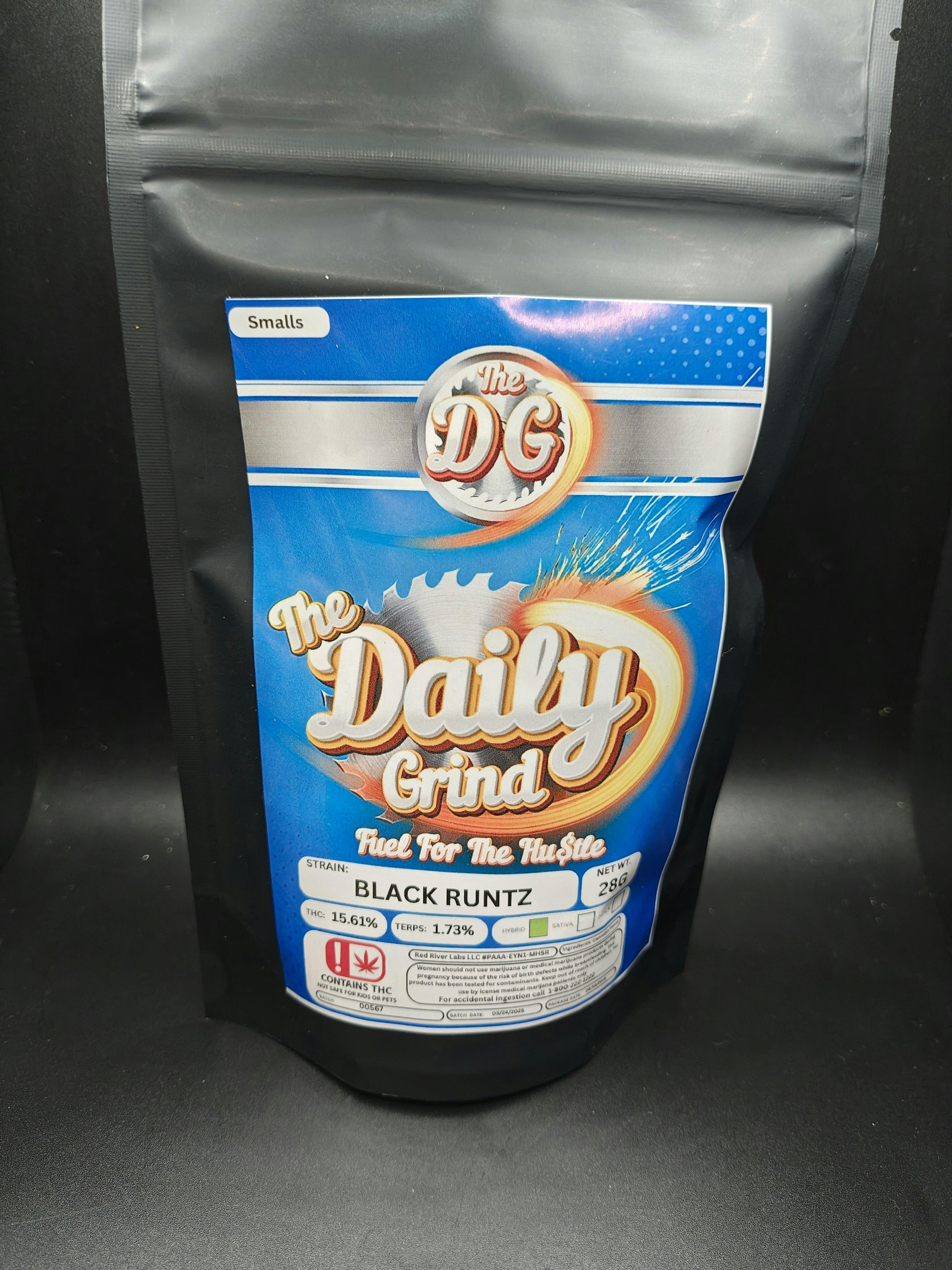 Red River Labs - Black Runtz - Pre-Pack Small Popcorn Ounce Flower