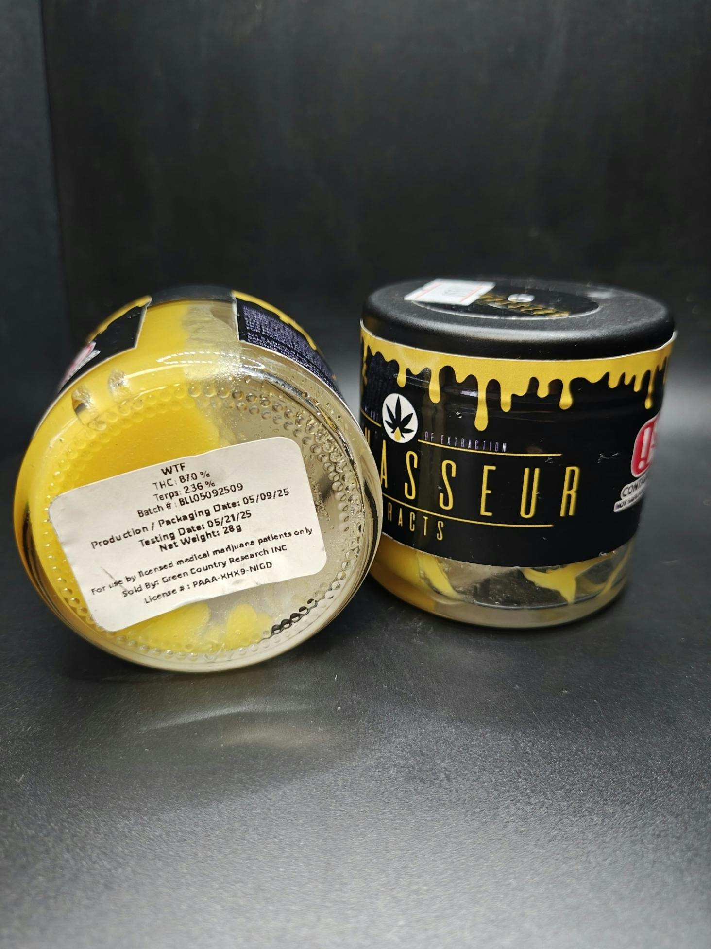 Cannassuer - WTF - 1 OZ Big Baller Concentrate Jar