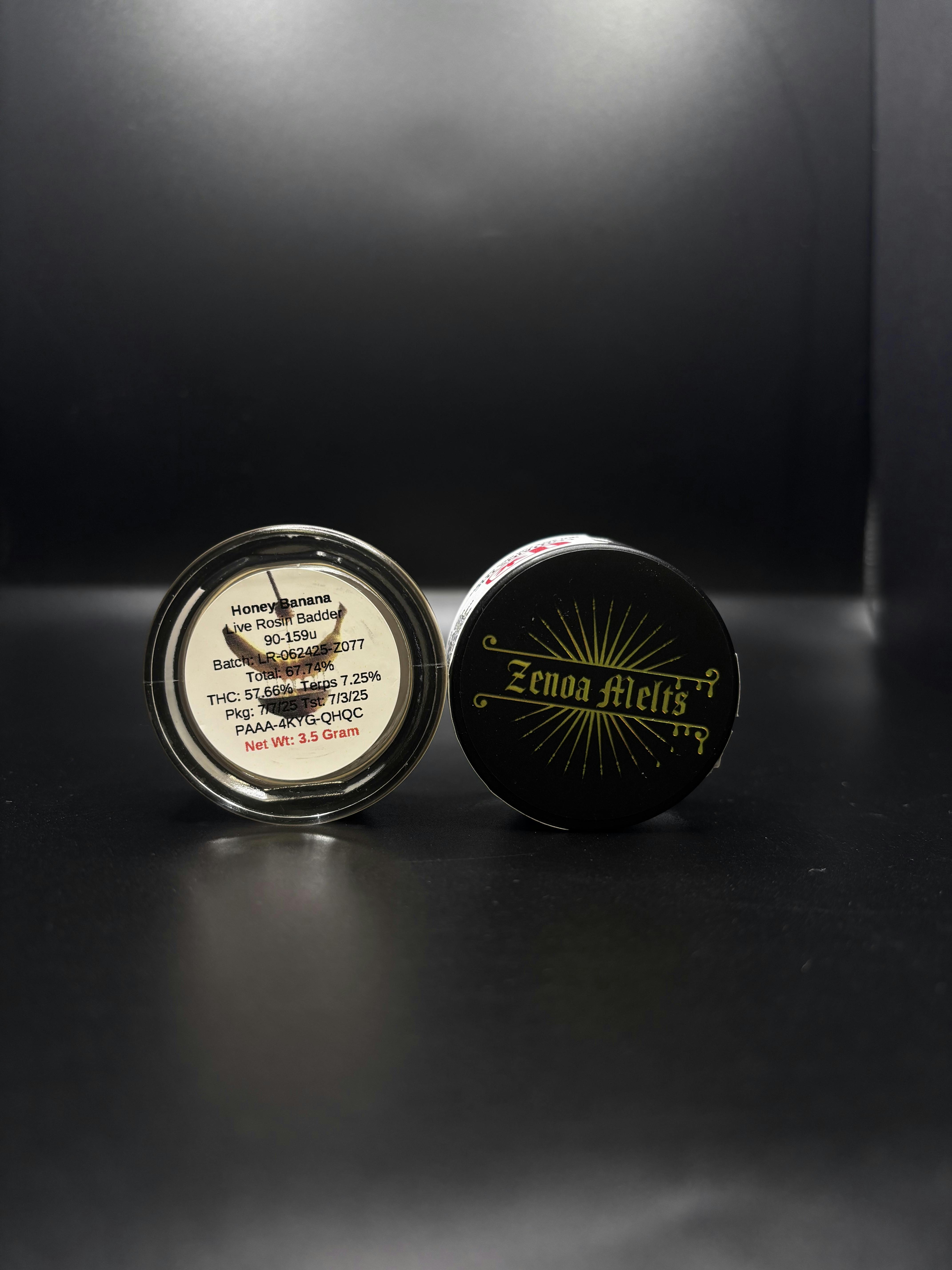 Zenoa - Honey Banana - 3.5G Live Rosin Badder