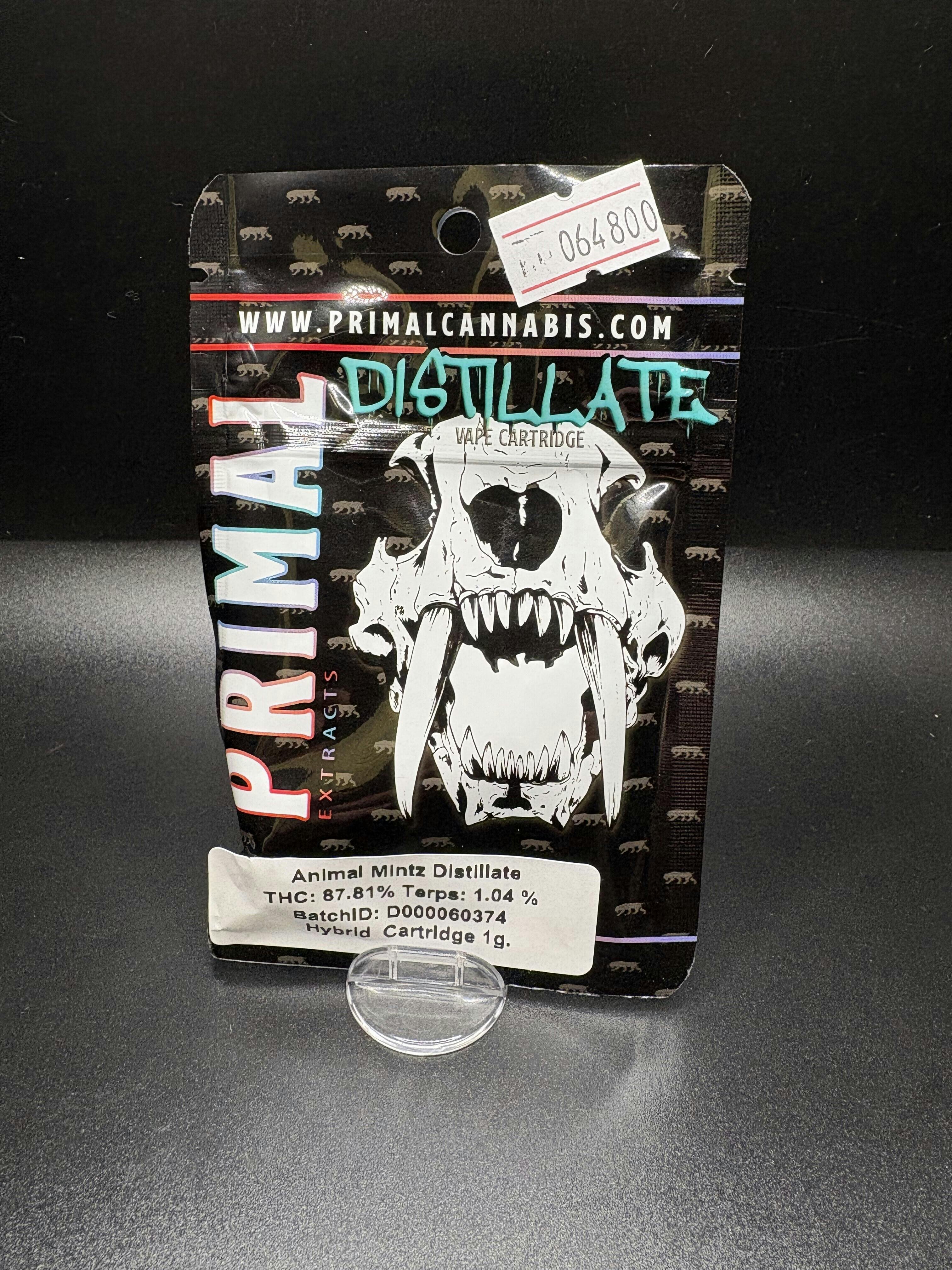 Primal Extracts - Animal Mintz - 1G Cartridge (15G/$86.20)