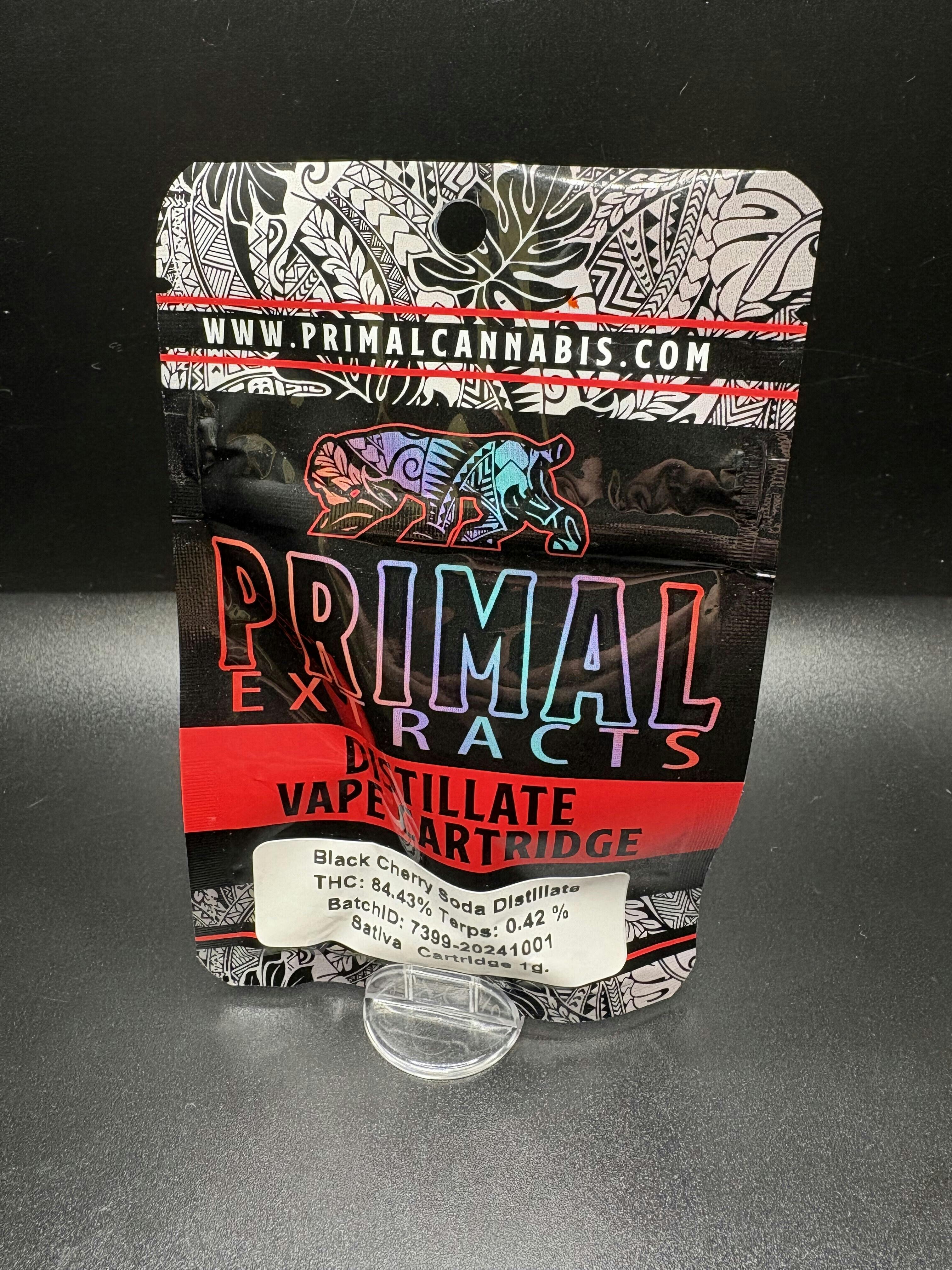Distillate 1 gram - Black Cherry Soda (S) by Primal Cannabis