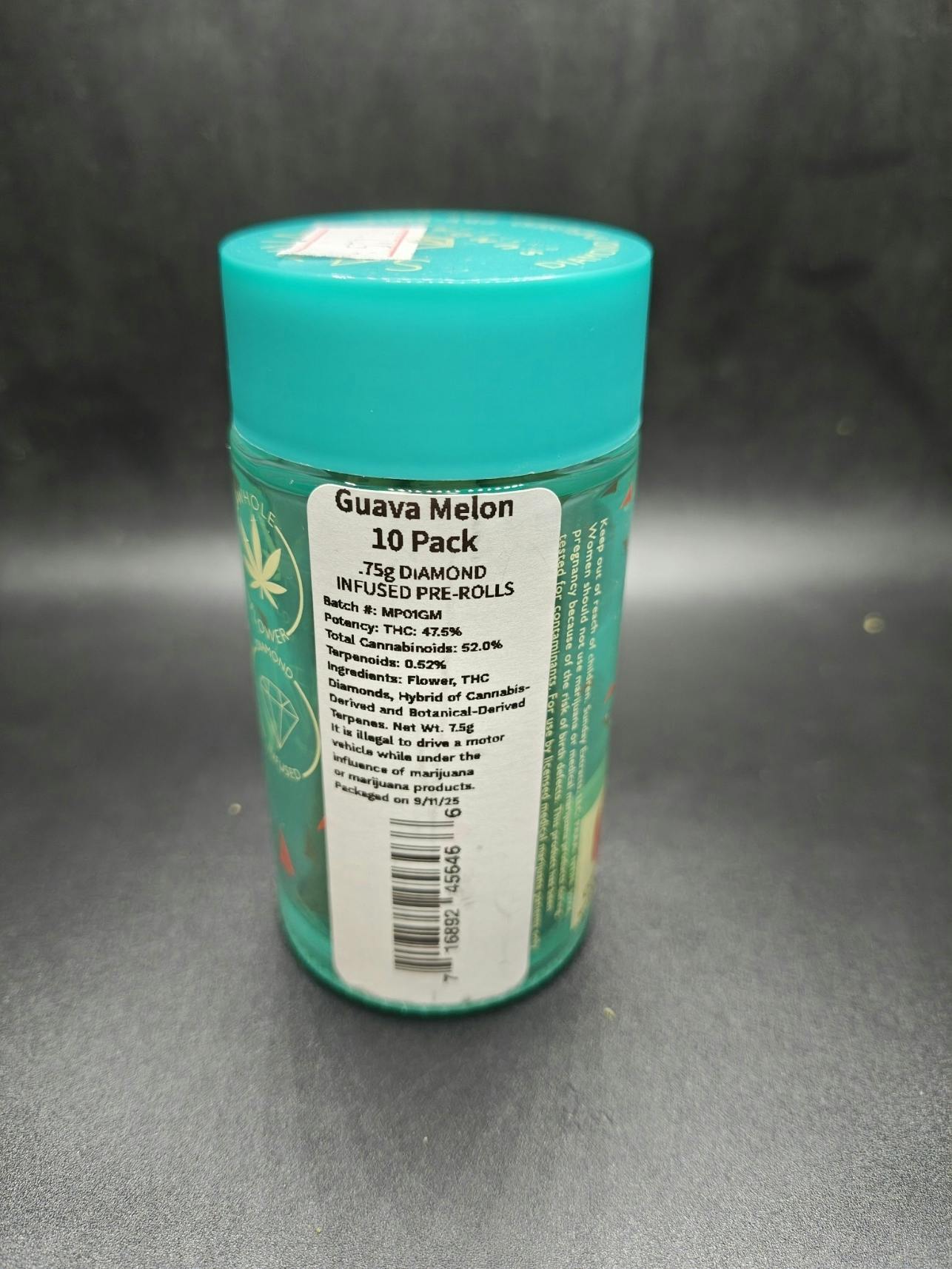 Guava Melon | Infused Joints | 0.75g each | 10pk