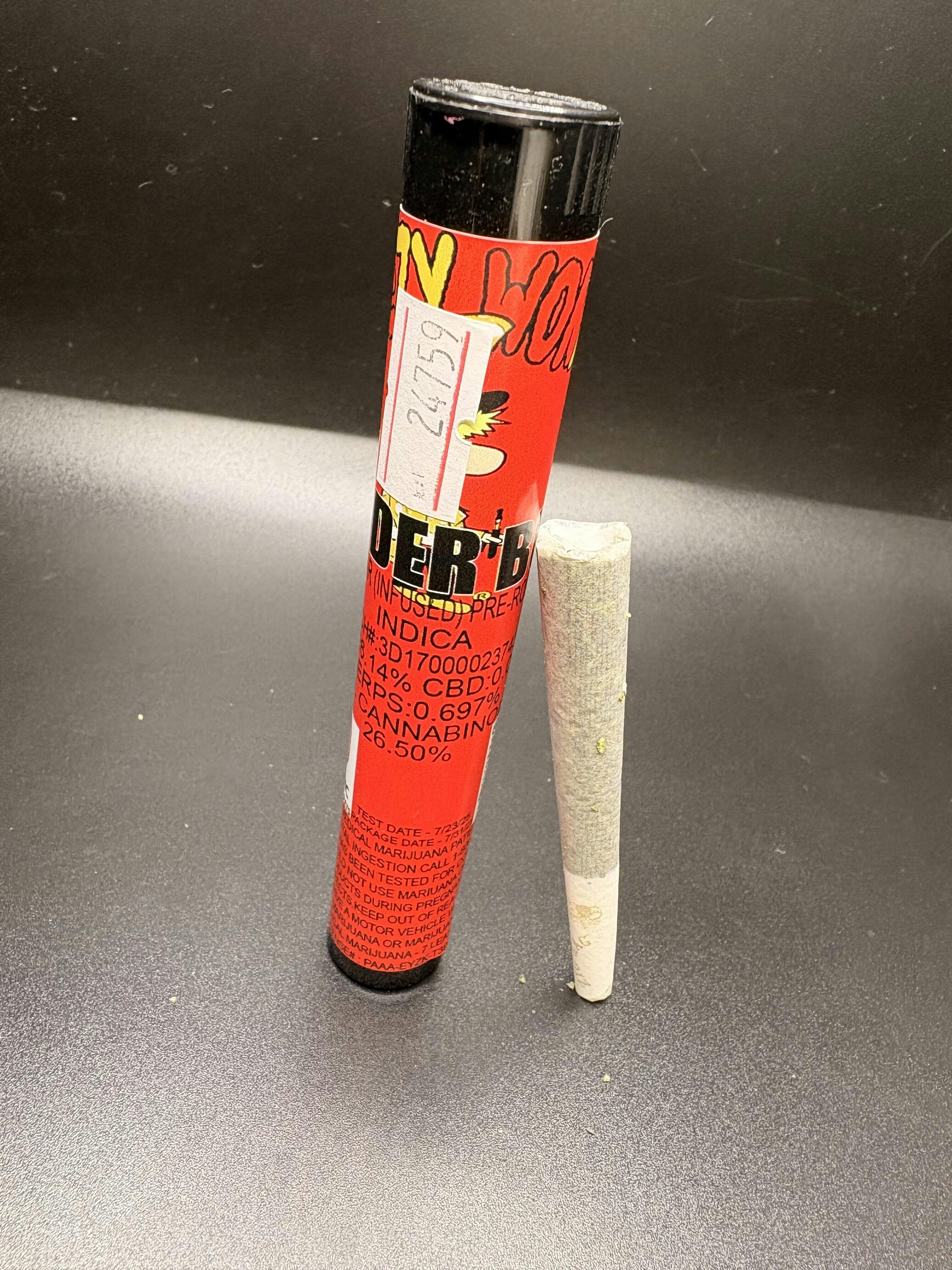 Weezy Wonka - Spider Bud - 1G Exotic Sugar Infused Pre Roll