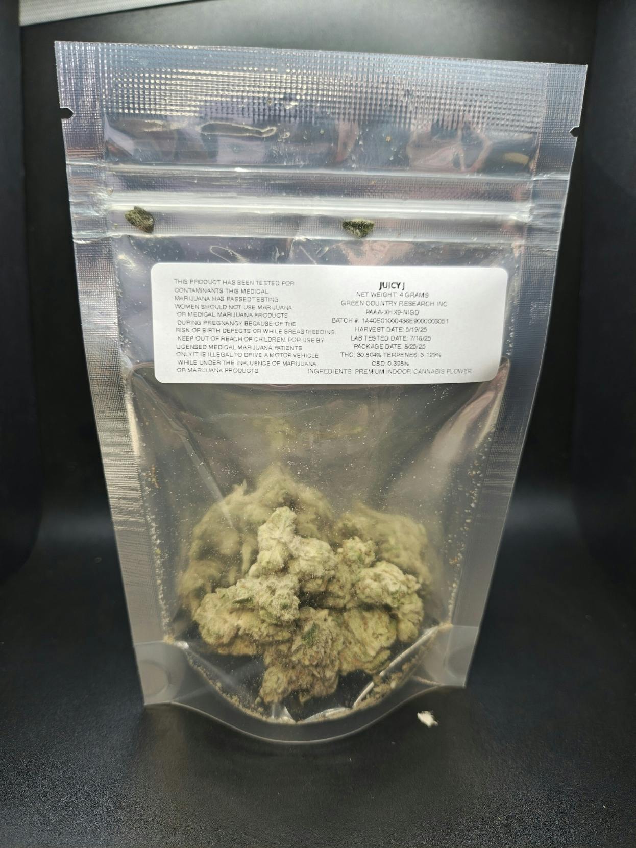 Gram - Juicy J - Discount Pre-Pack Flower