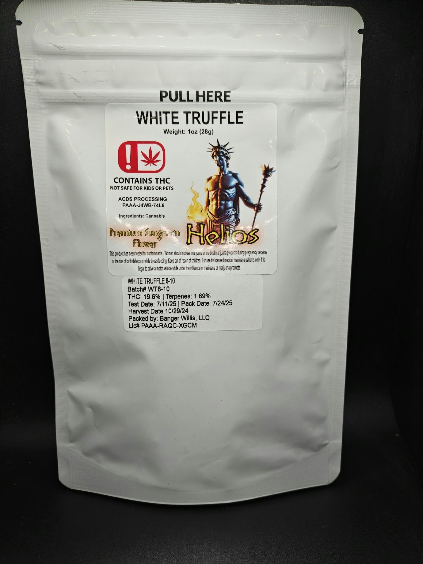 ACDS Processing - White Truffle - Pre-Pack Small Popcorn Ounce Flower