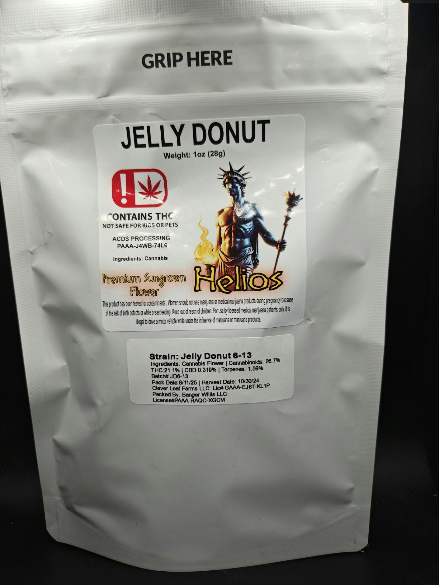 Notum - Jelly Donut - Pre-Pack Small Popcorn Ounce Flower
