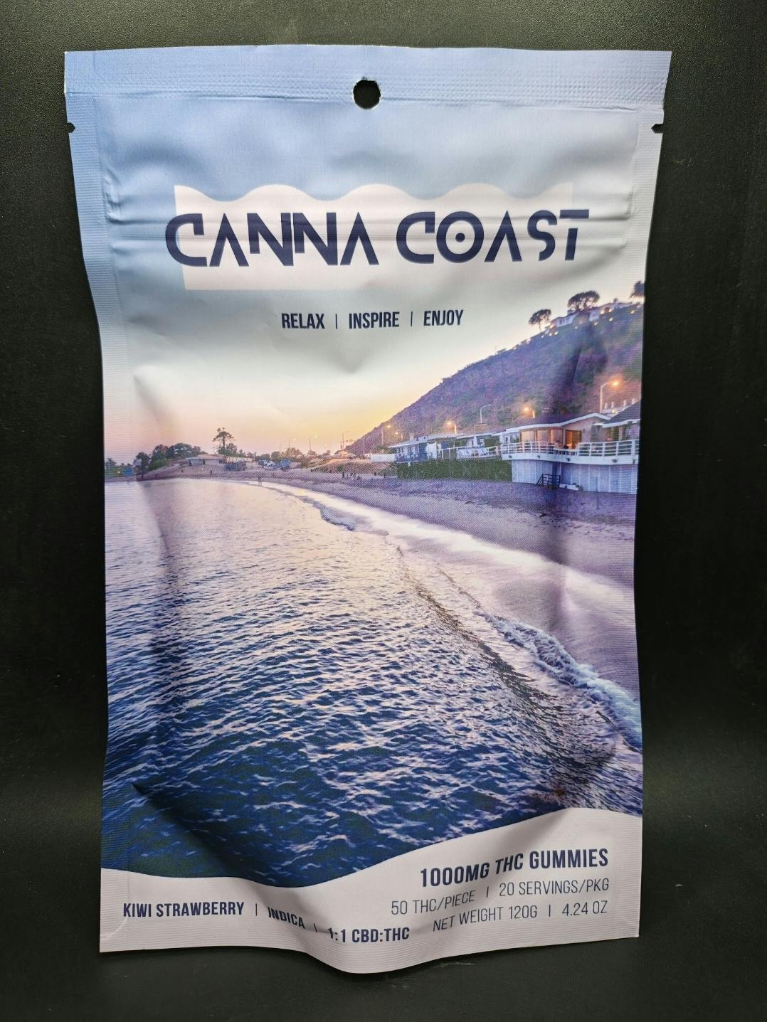 Canna Coast - Kiwi Strawberry - 1000MG Gummies