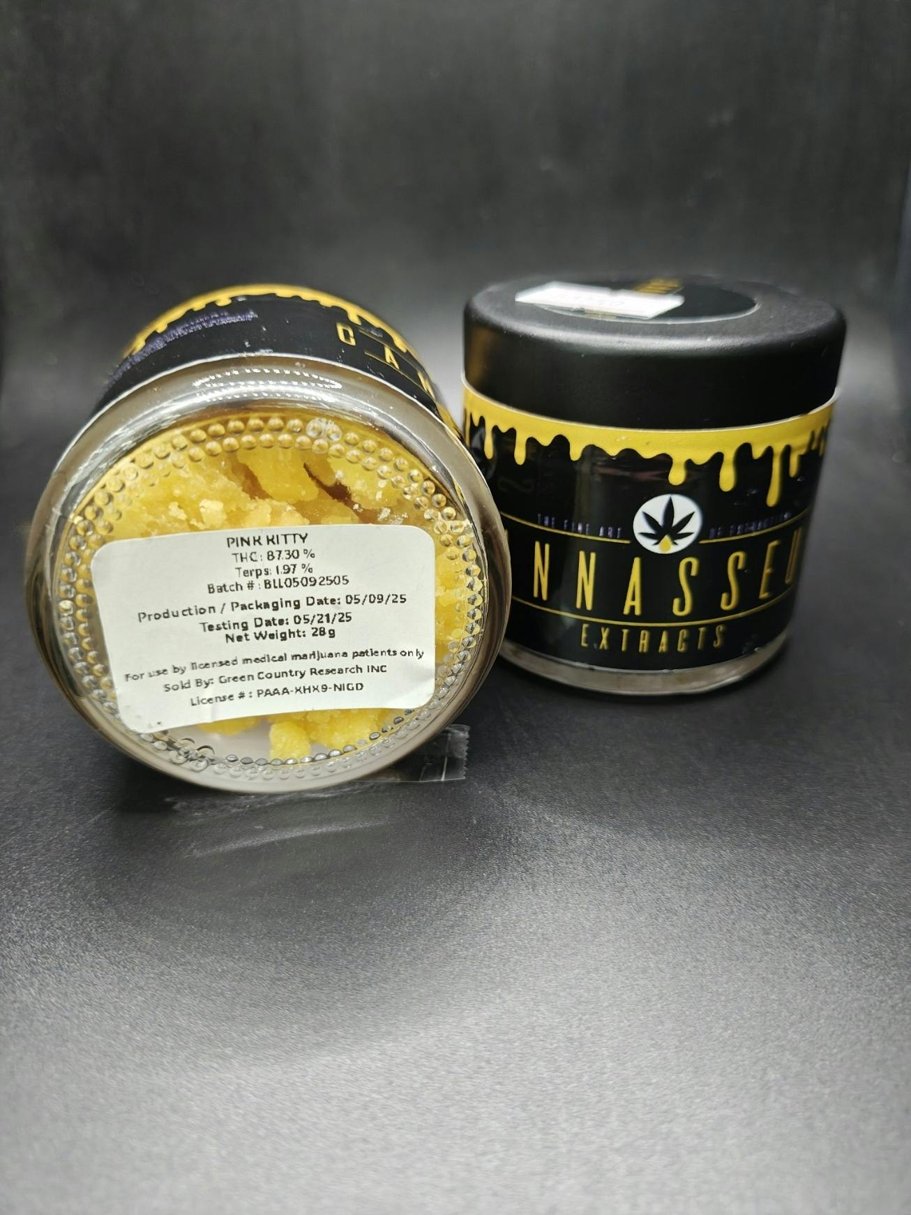 Cannassuer - Pink Kitty - 1 OZ Big Baller Concentrate Jar