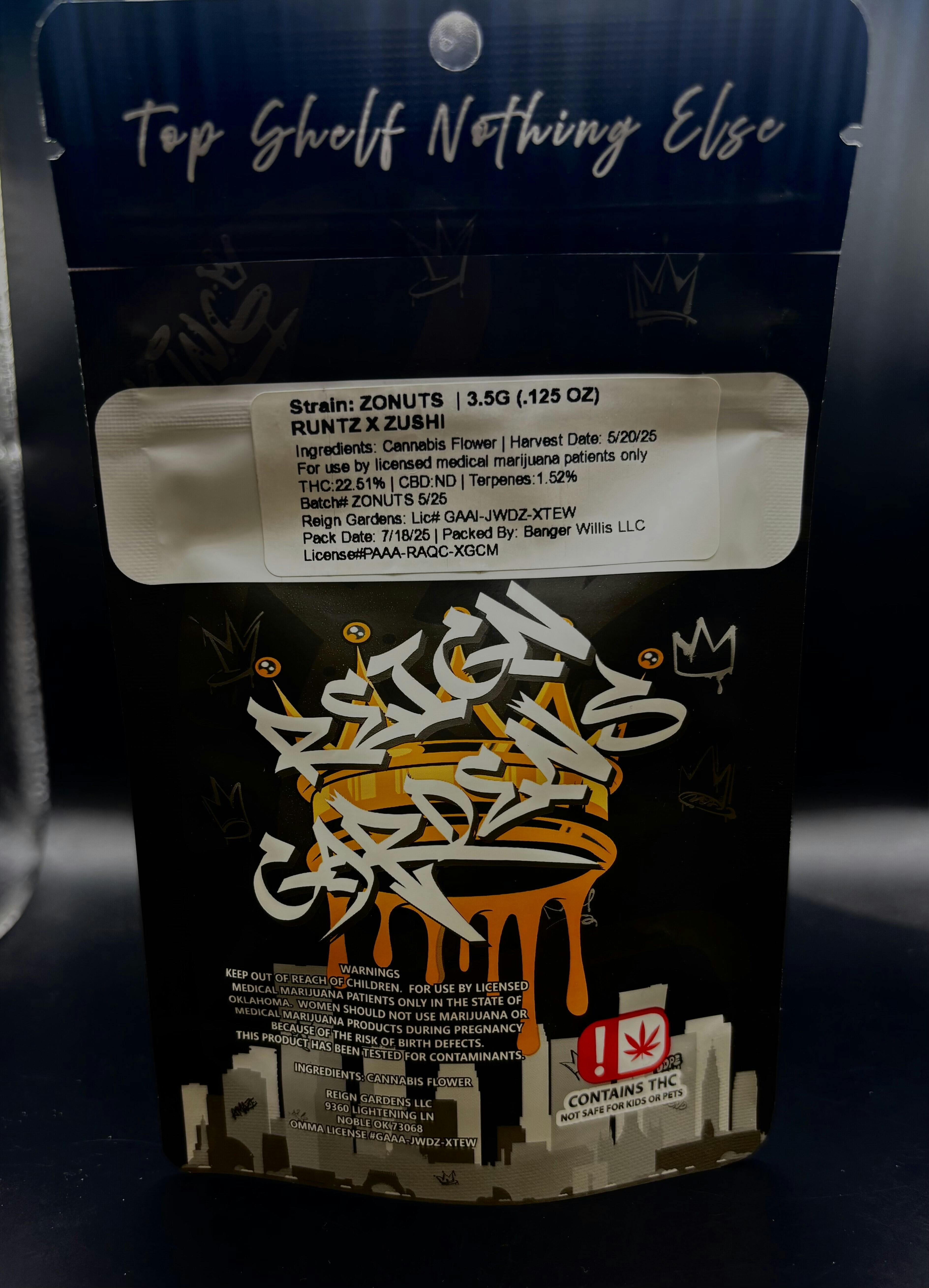 Reign Gardens - Zonuts - Premium Pre-Pack Flower